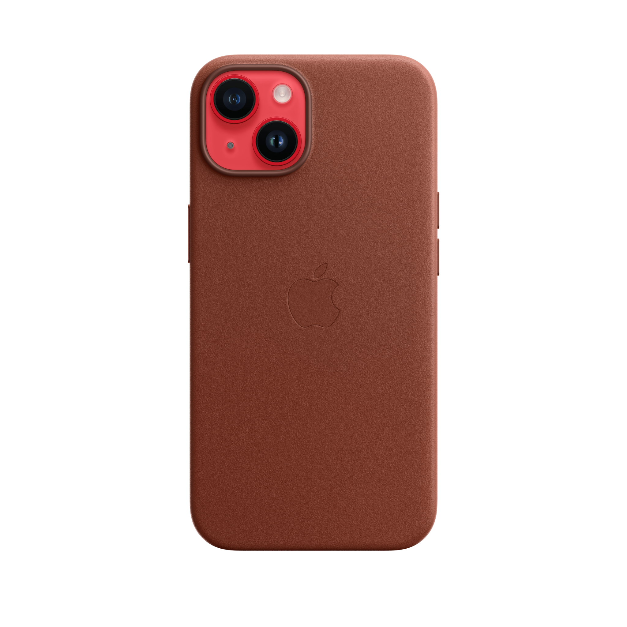iPhone 14 Leather Case with MagSafe — Umber