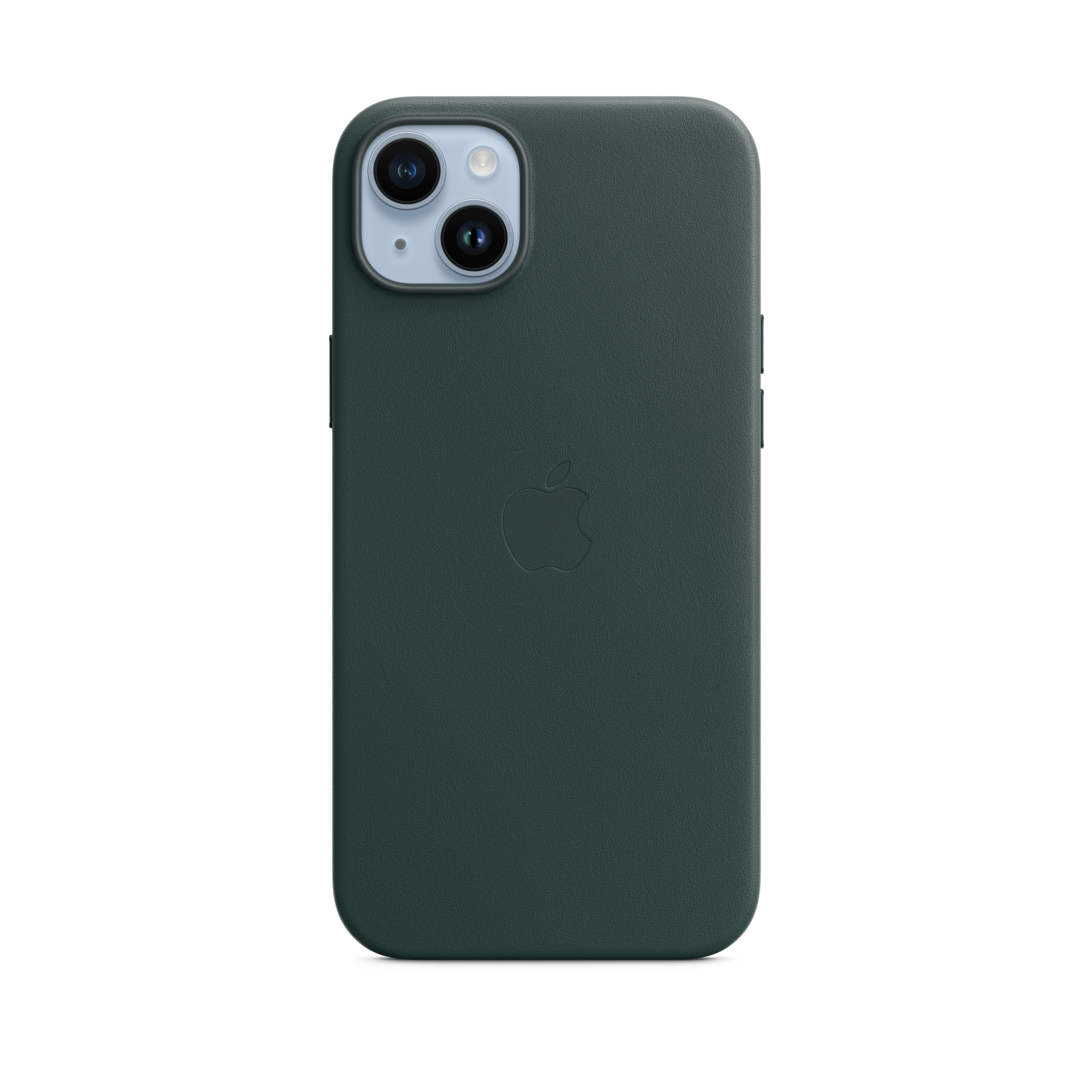 iPhone 14 Plus Leather Case with MagSafe — Forest Green