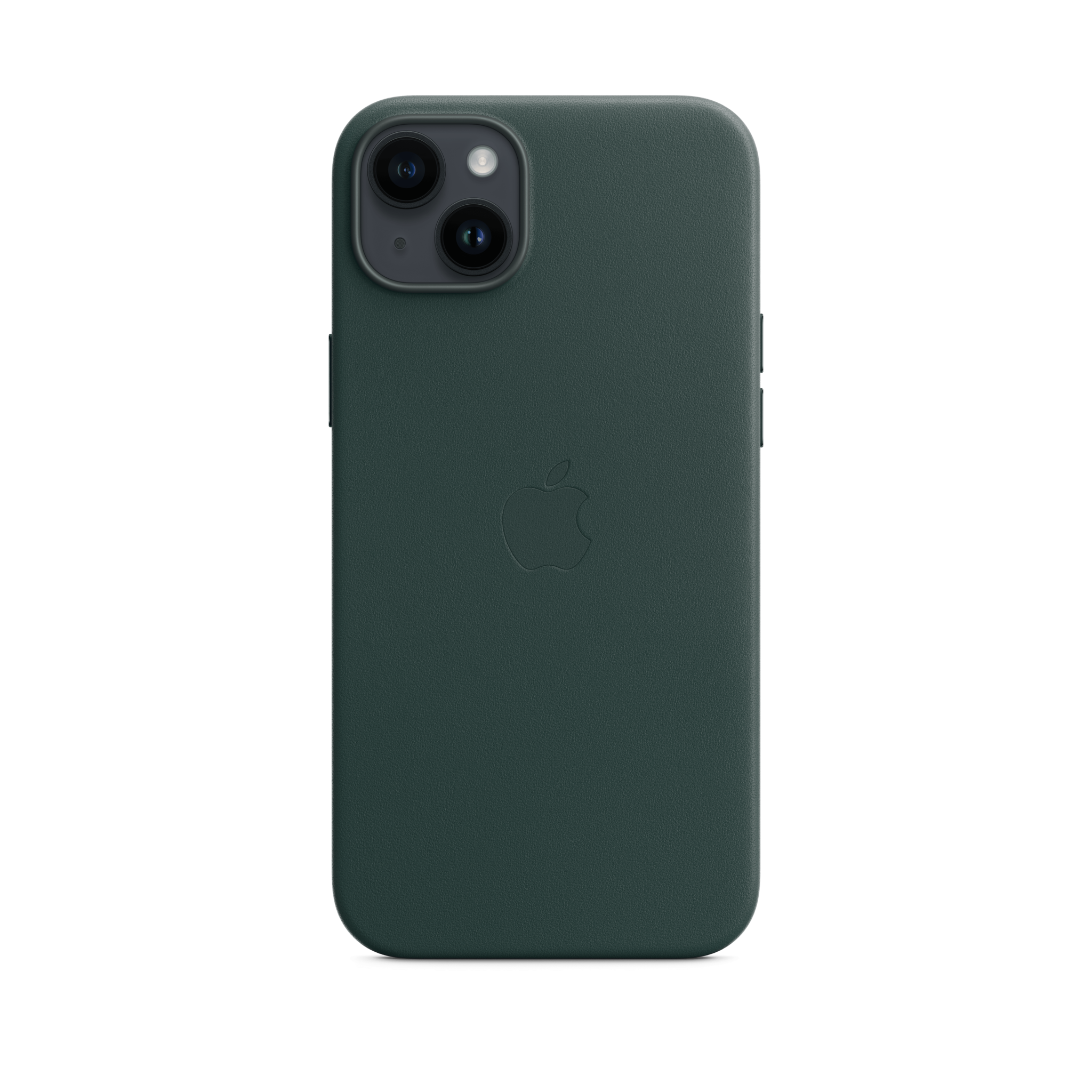 iPhone 14 Plus Leather Case with MagSafe — Forest Green