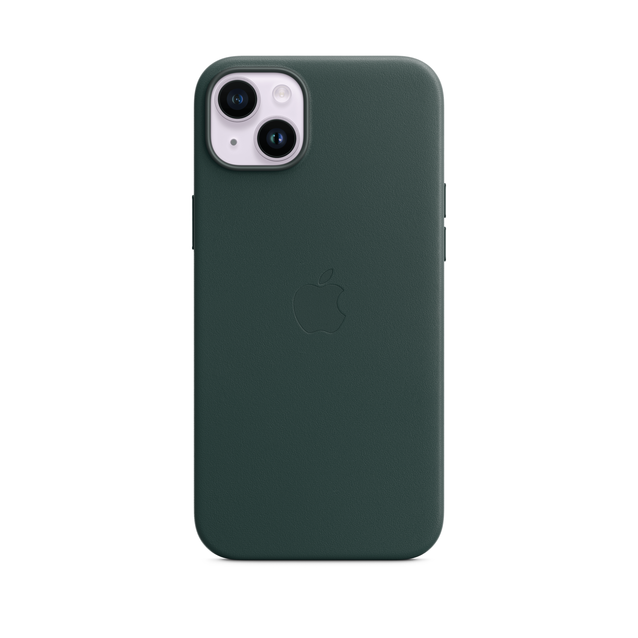 iPhone 14 Plus Leather Case with MagSafe — Forest Green