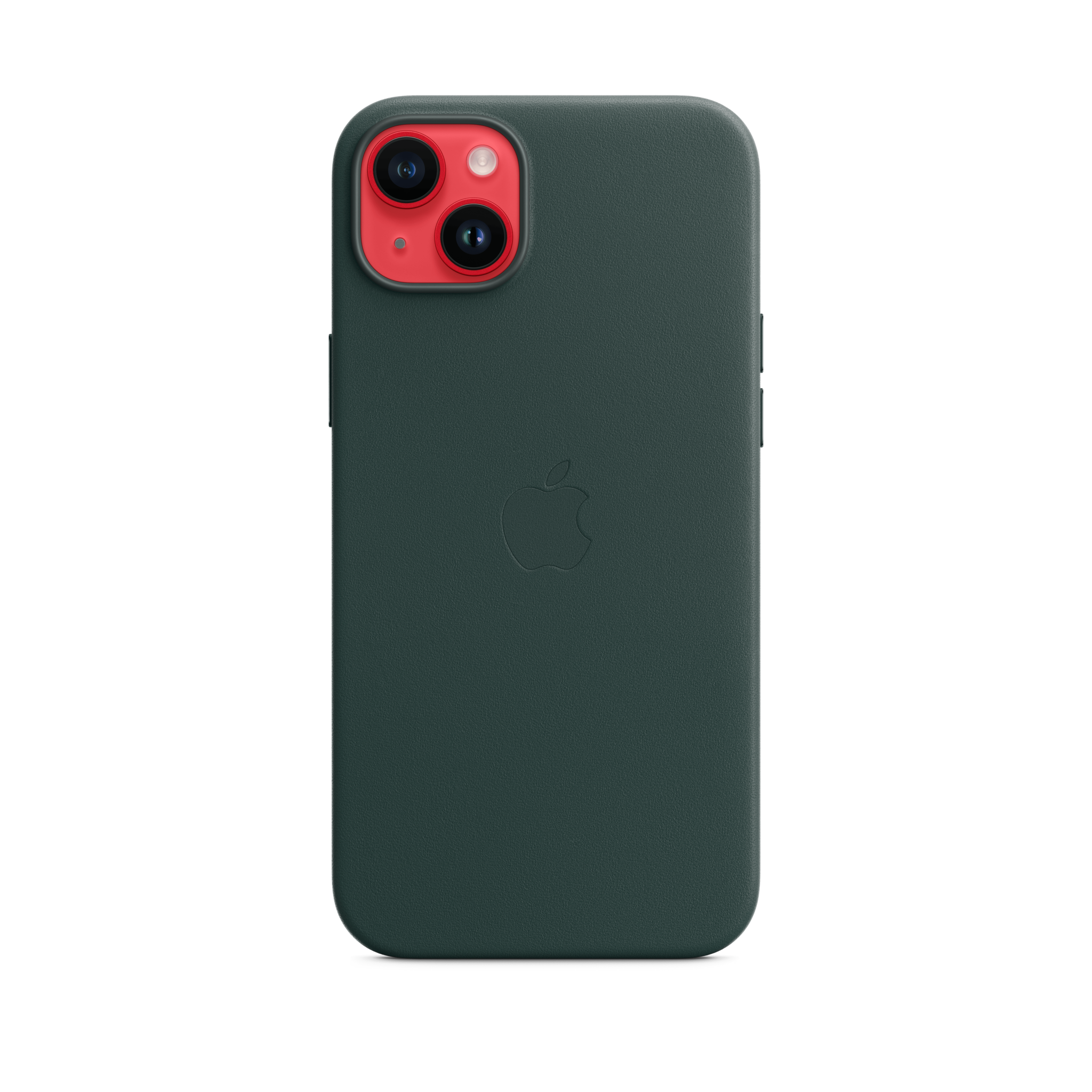 iPhone 14 Plus Leather Case with MagSafe — Forest Green