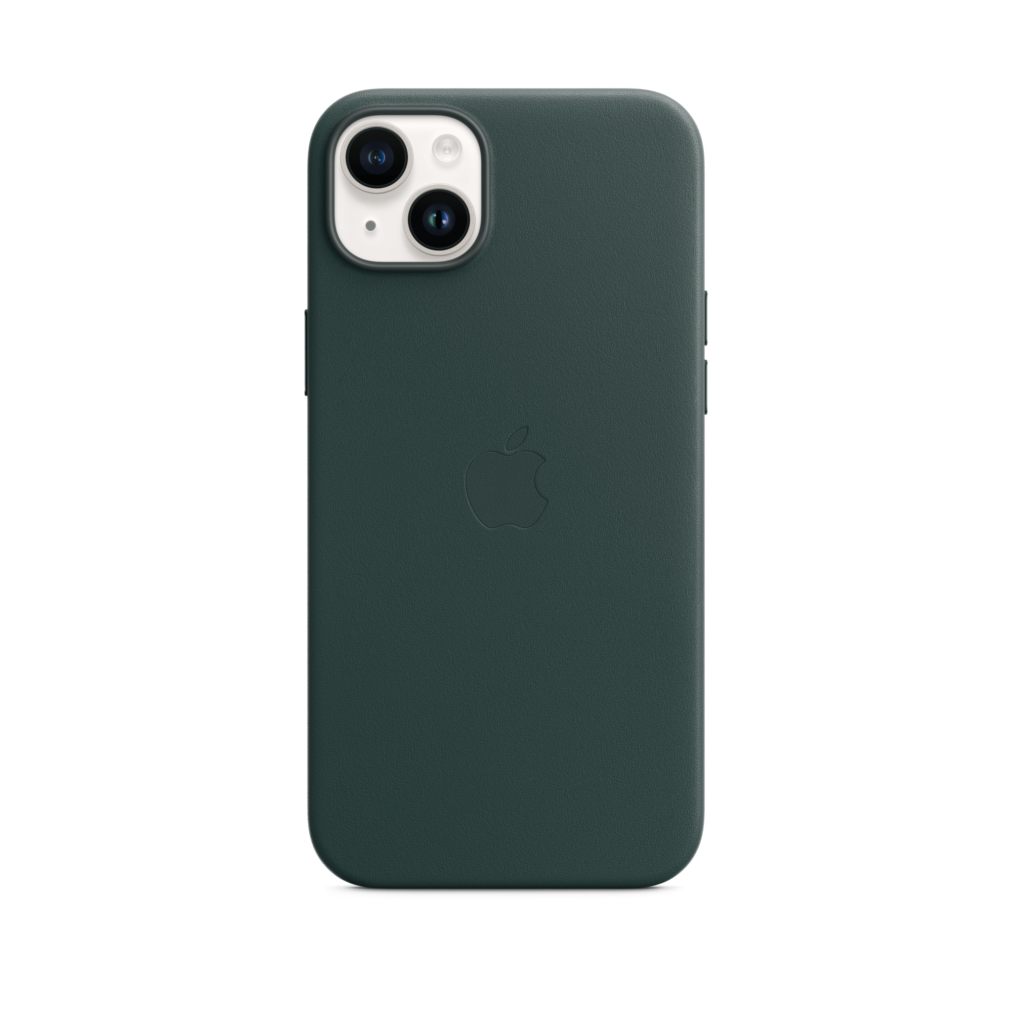 iPhone 14 Plus Leather Case with MagSafe — Forest Green