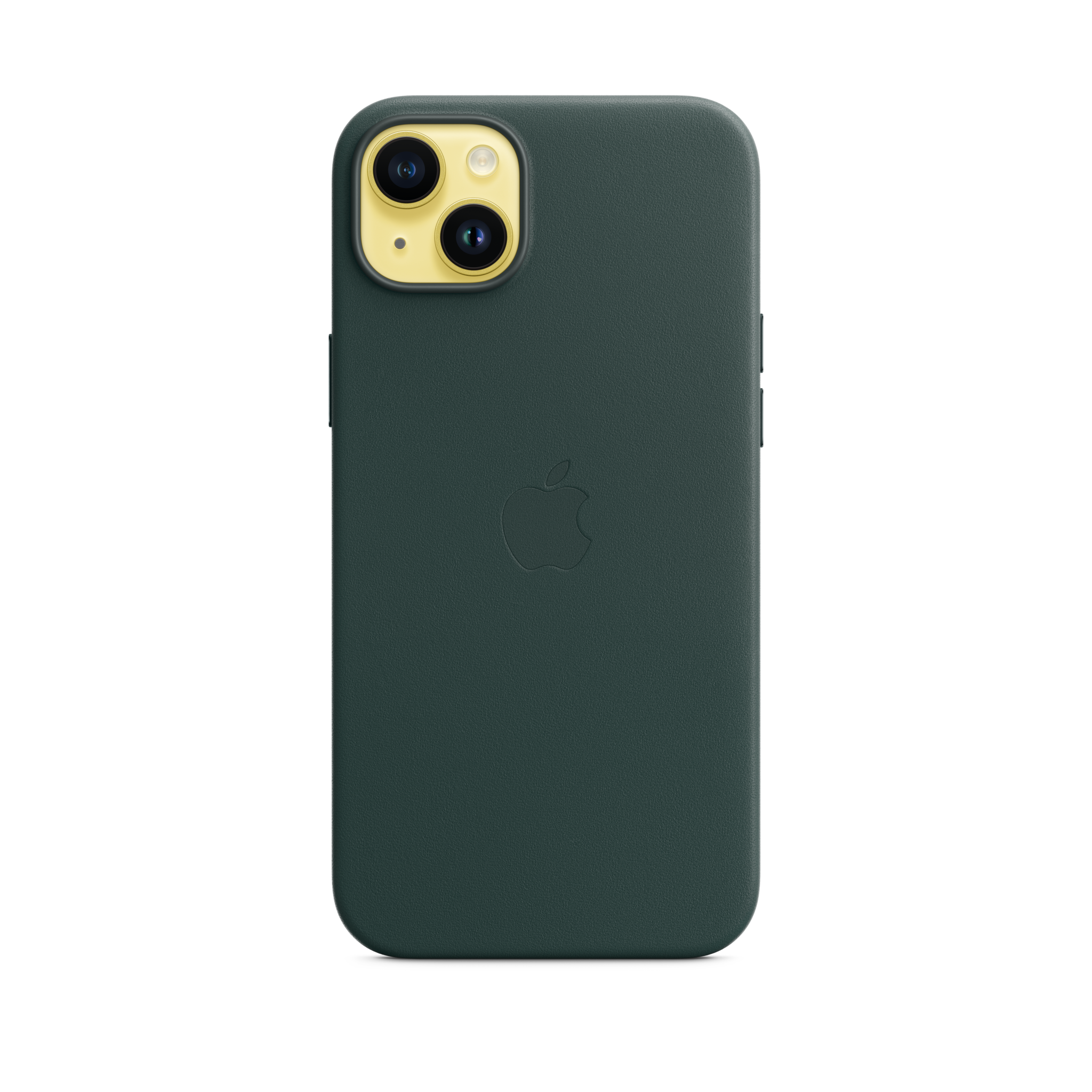 iPhone 14 Plus Leather Case with MagSafe — Forest Green