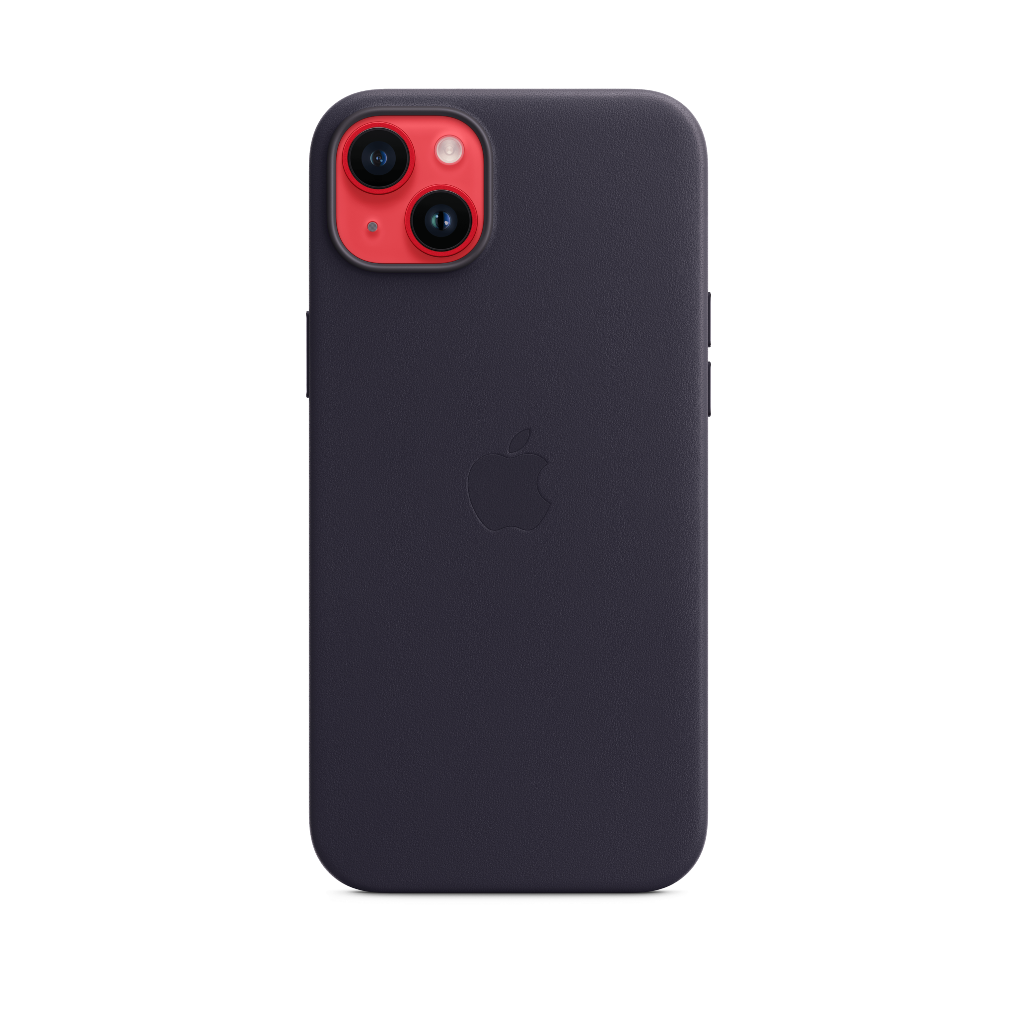 iPhone 14 Plus Leather Case with MagSafe — Ink