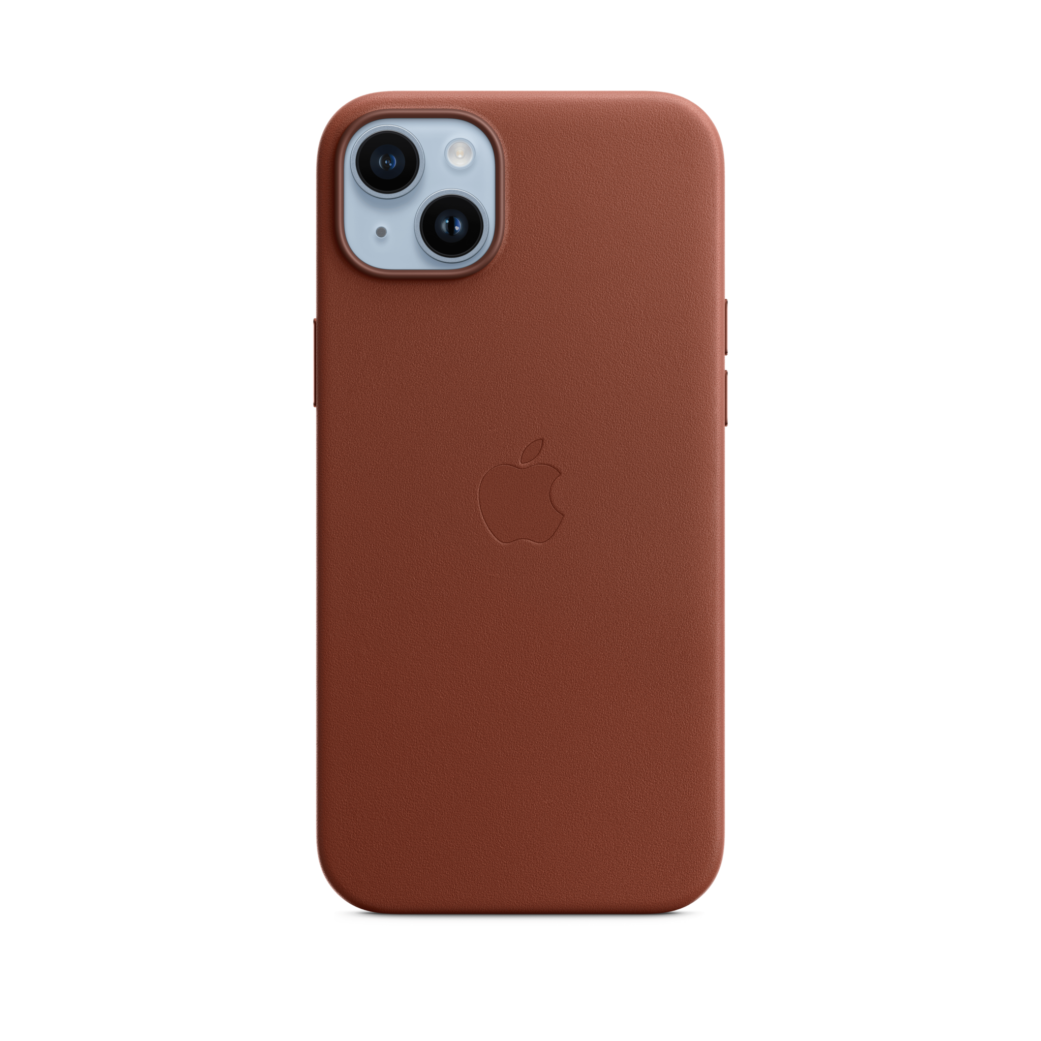 iPhone 14 Plus Leather Case with MagSafe — Umber
