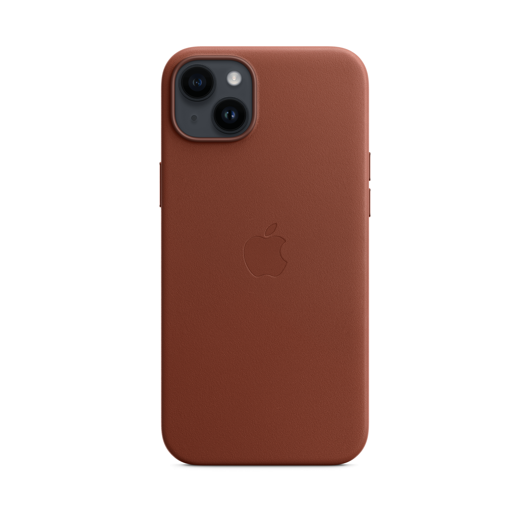 iPhone 14 Plus Leather Case with MagSafe — Umber