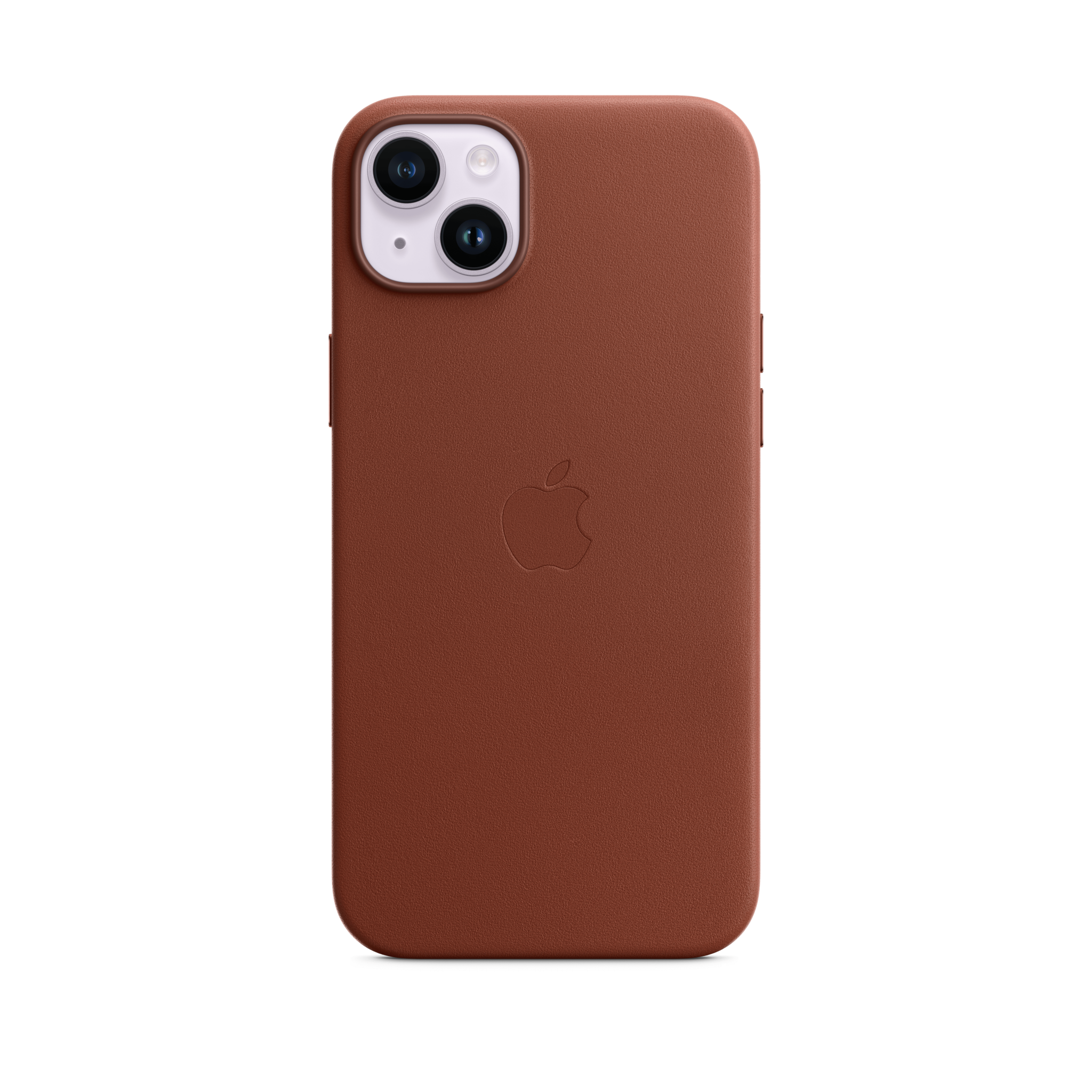 iPhone 14 Plus Leather Case with MagSafe — Umber