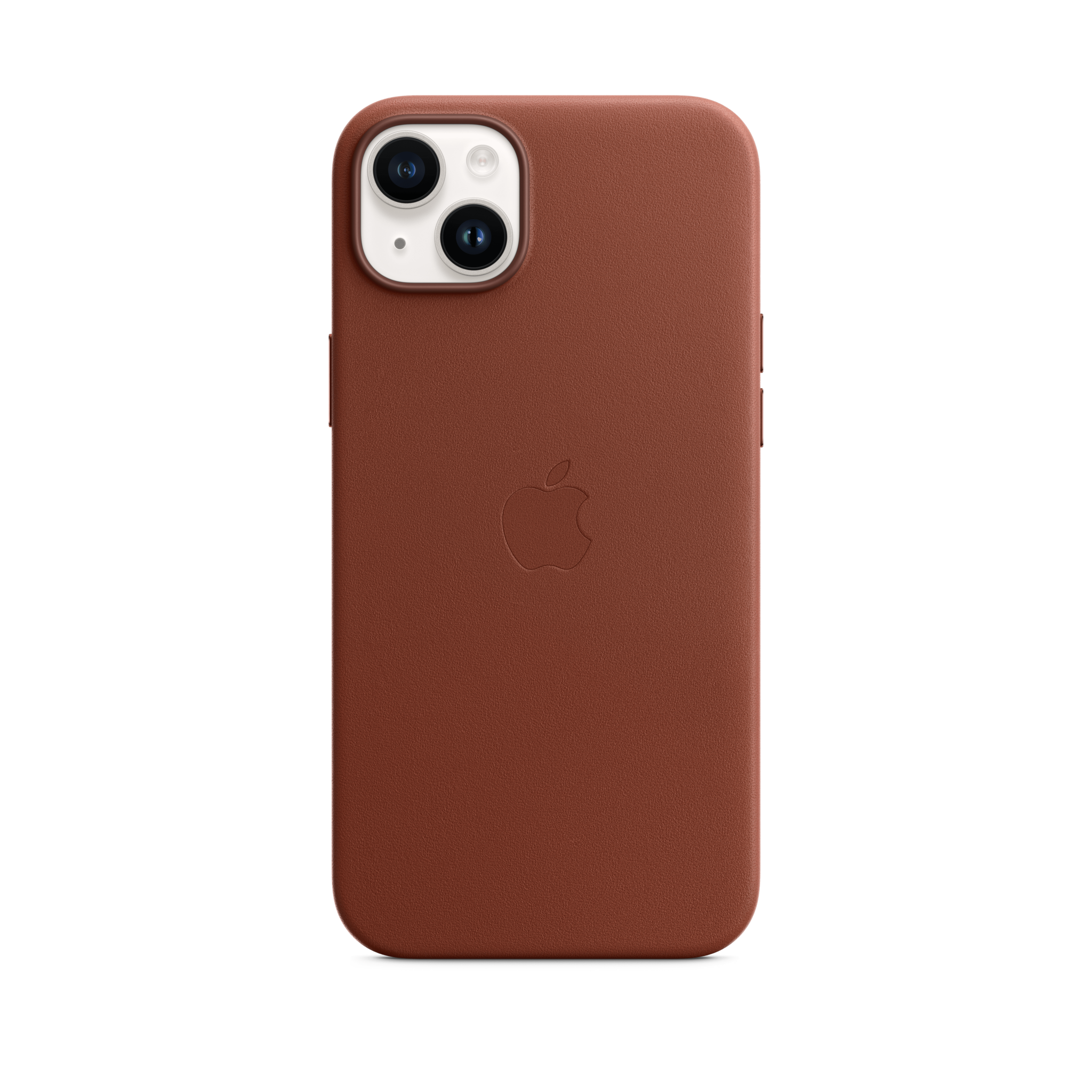 iPhone 14 Plus Leather Case with MagSafe — Umber