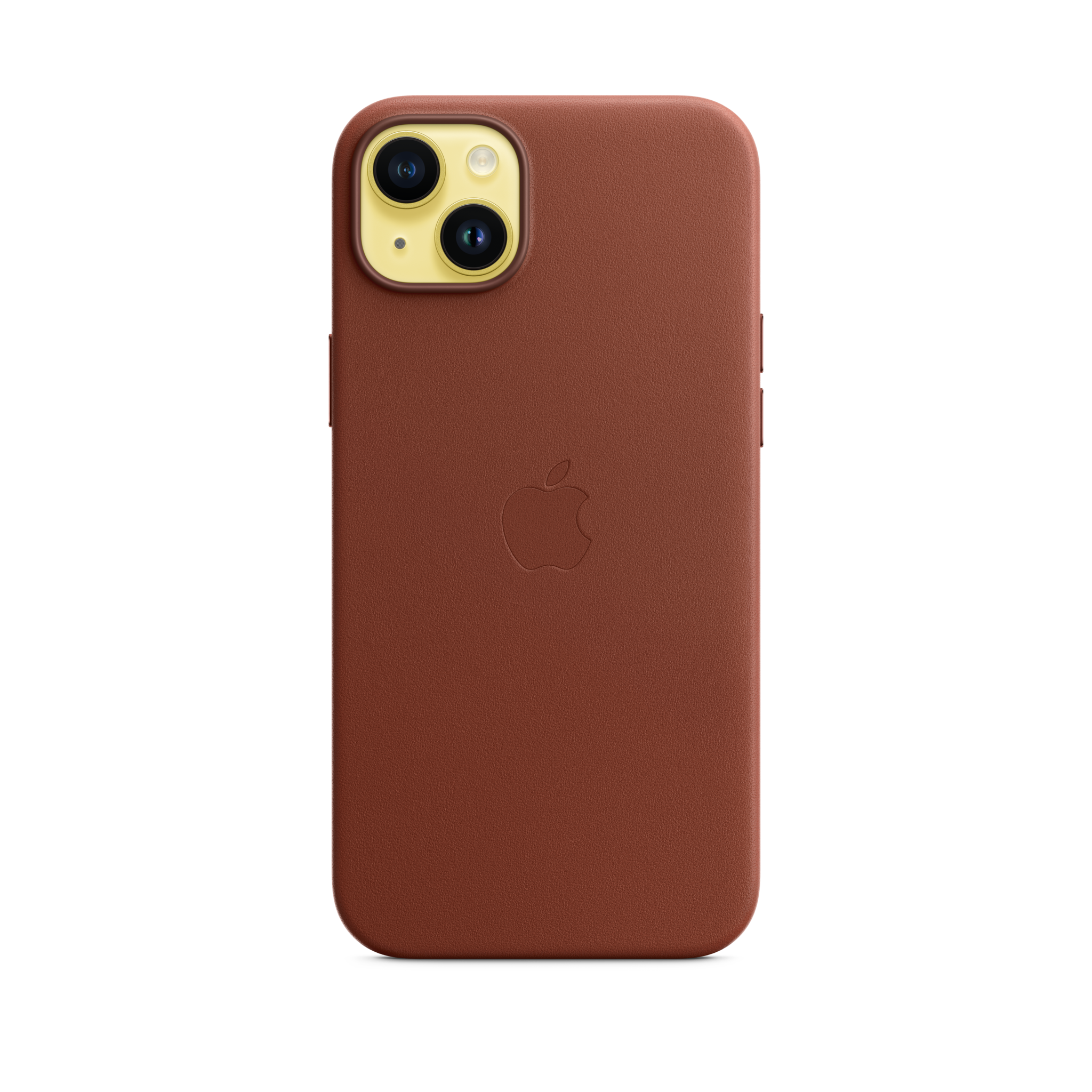 iPhone 14 Plus Leather Case with MagSafe — Umber