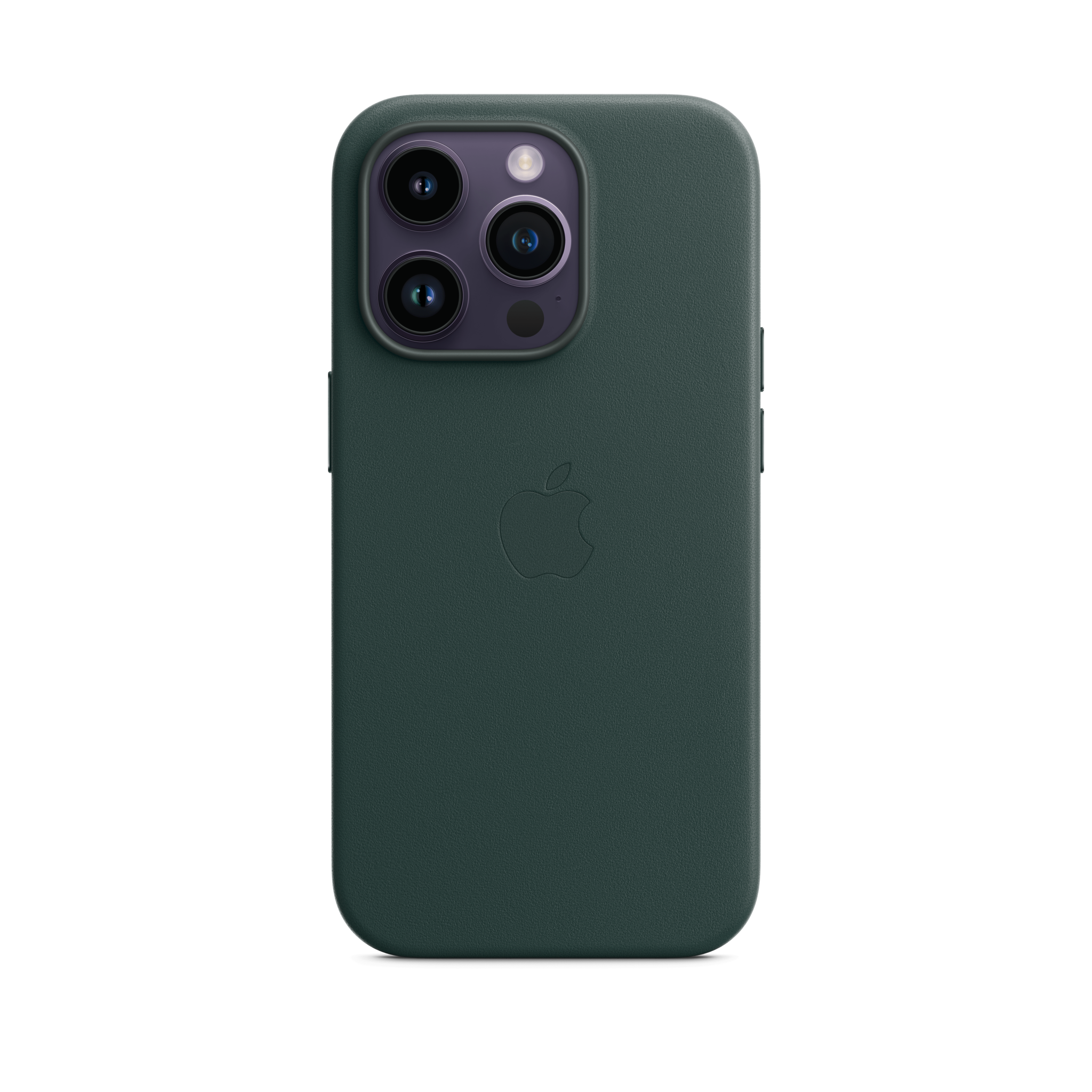 iPhone 14 Pro Leather Case with MagSafe — Forest Green