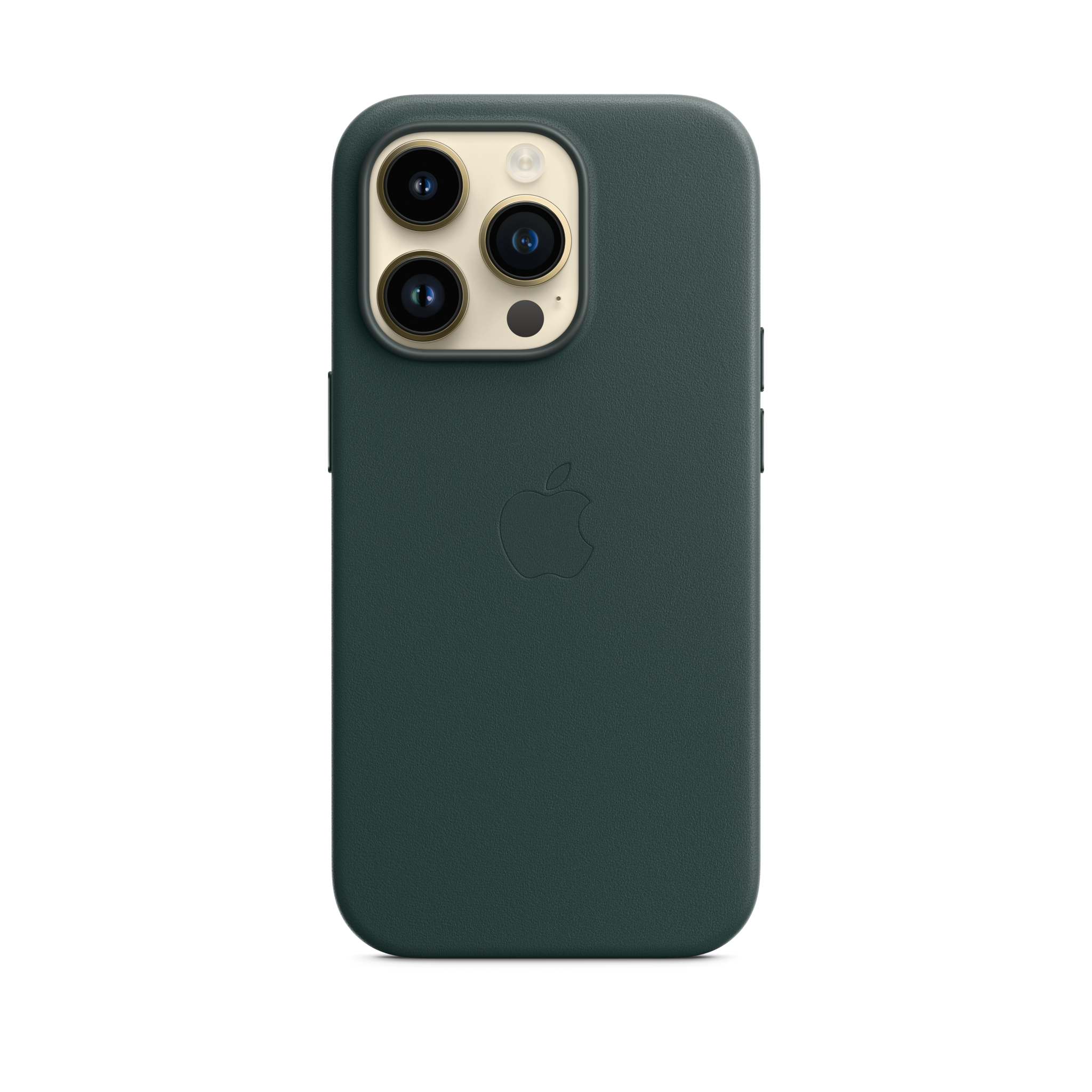 iPhone 14 Pro Leather Case with MagSafe — Forest Green