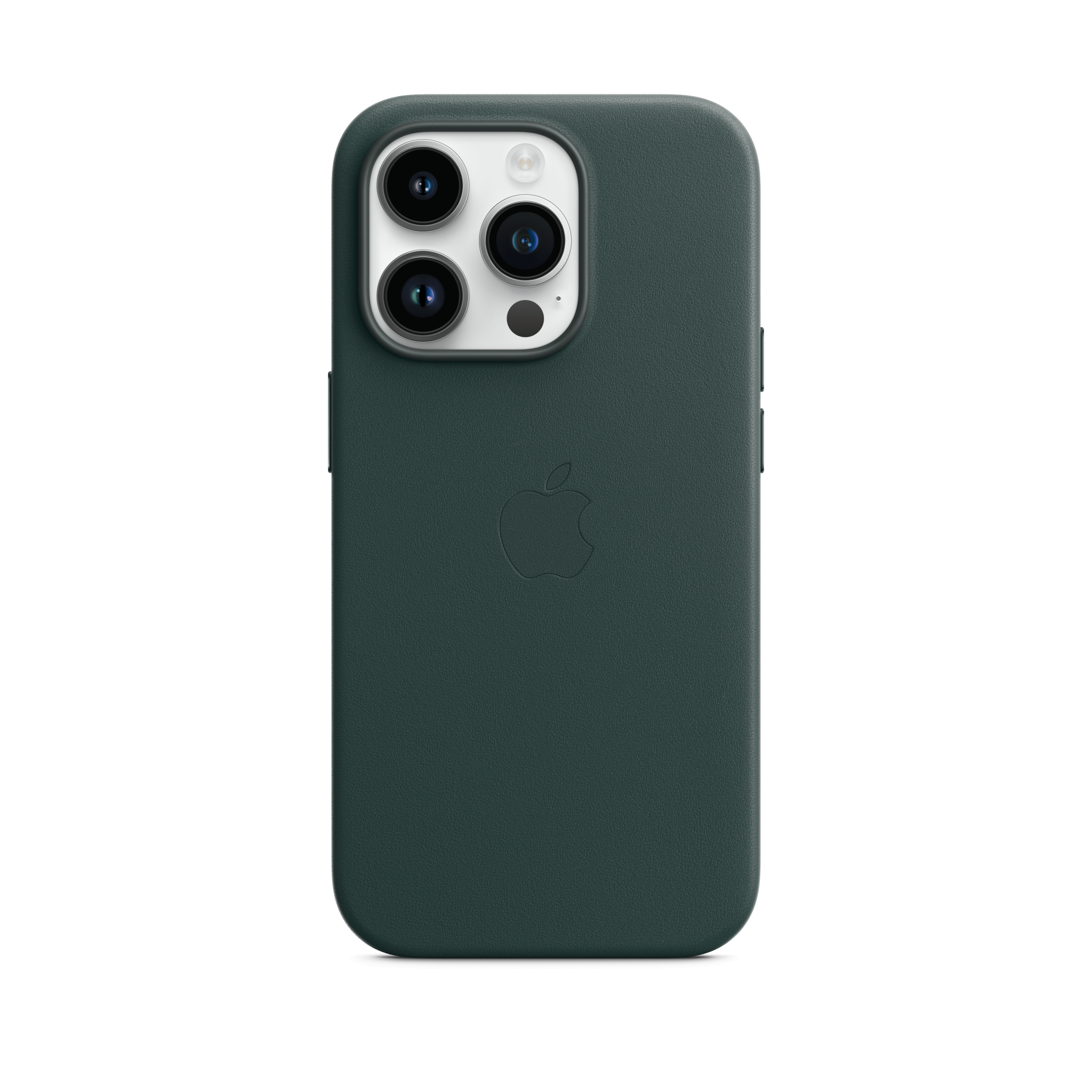 iPhone 14 Pro Leather Case with MagSafe — Forest Green