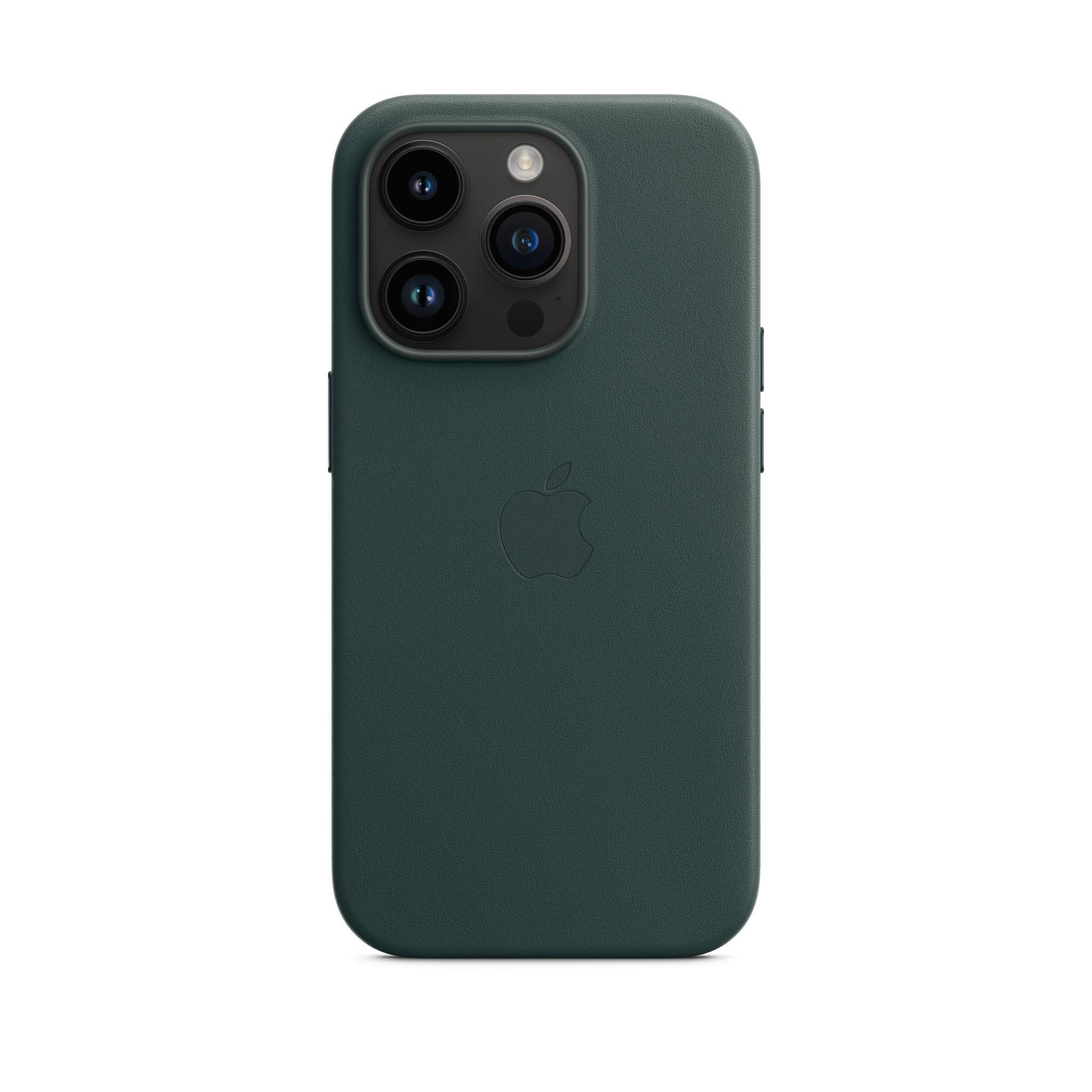iPhone 14 Pro Leather Case with MagSafe — Forest Green