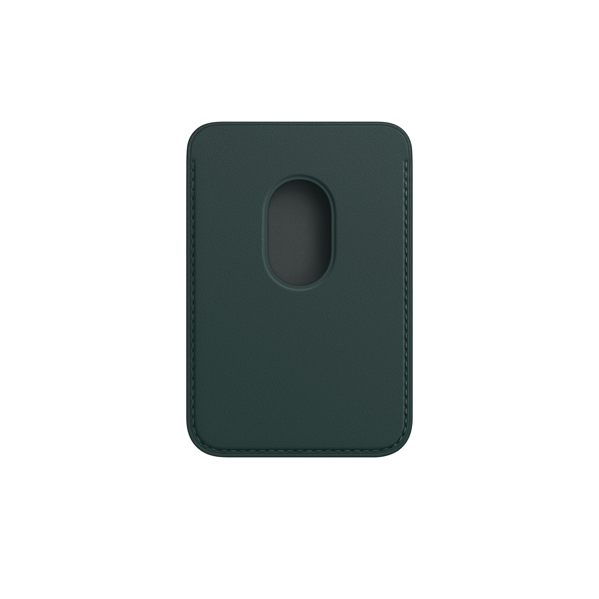 iPhone Leather Wallet with MagSafe — Forest Green
