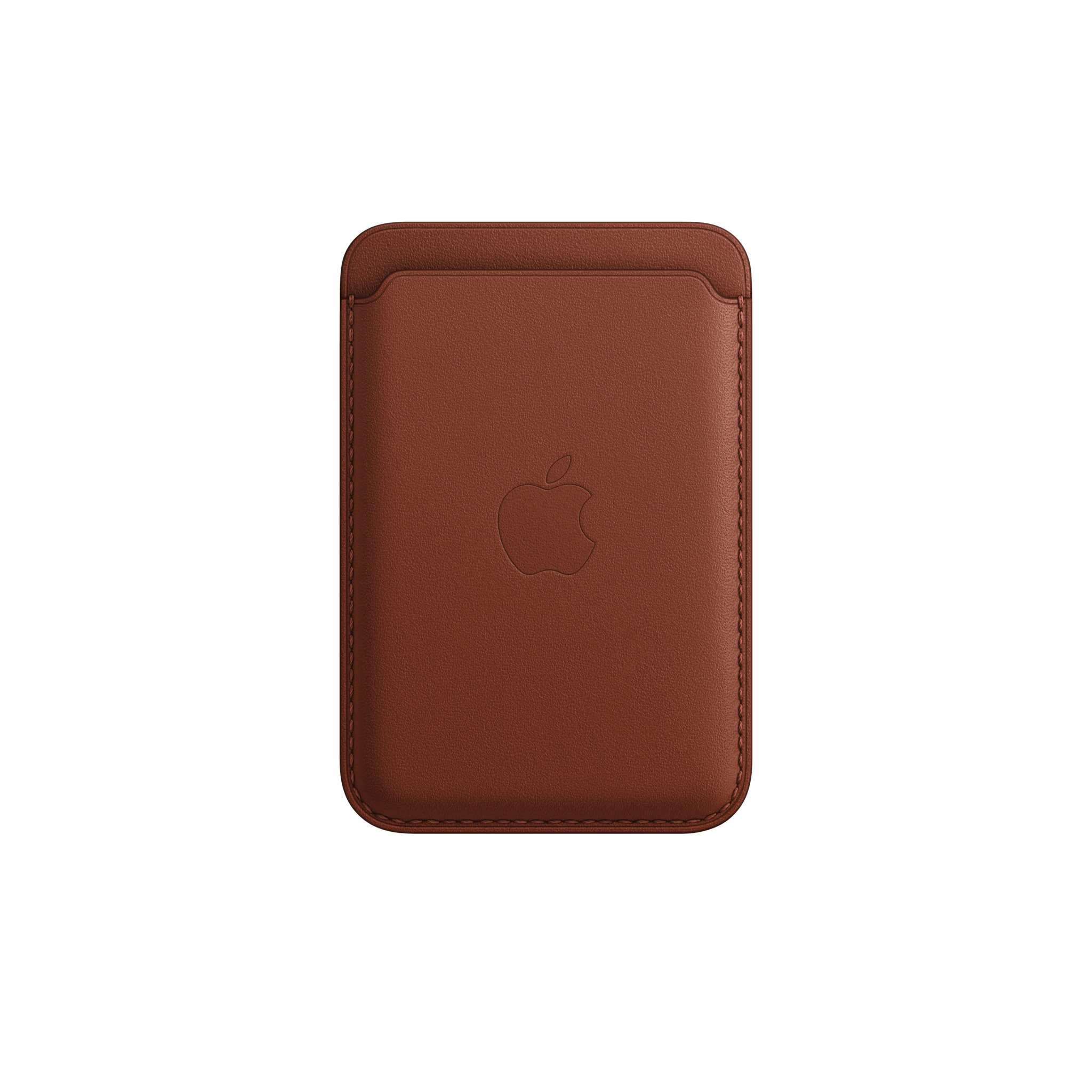 iPhone Leather Wallet with MagSafe — Umber