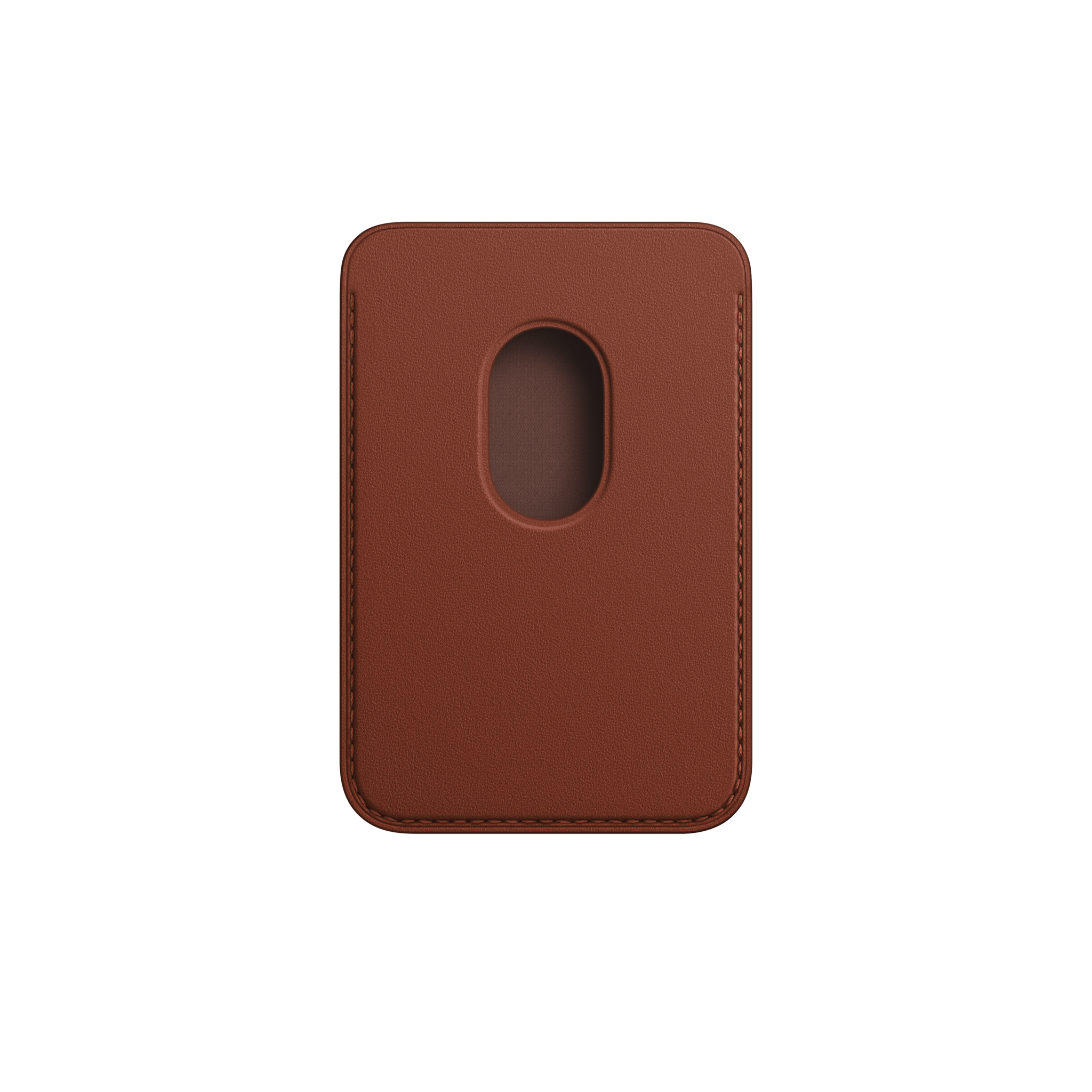 iPhone Leather Wallet with MagSafe — Umber