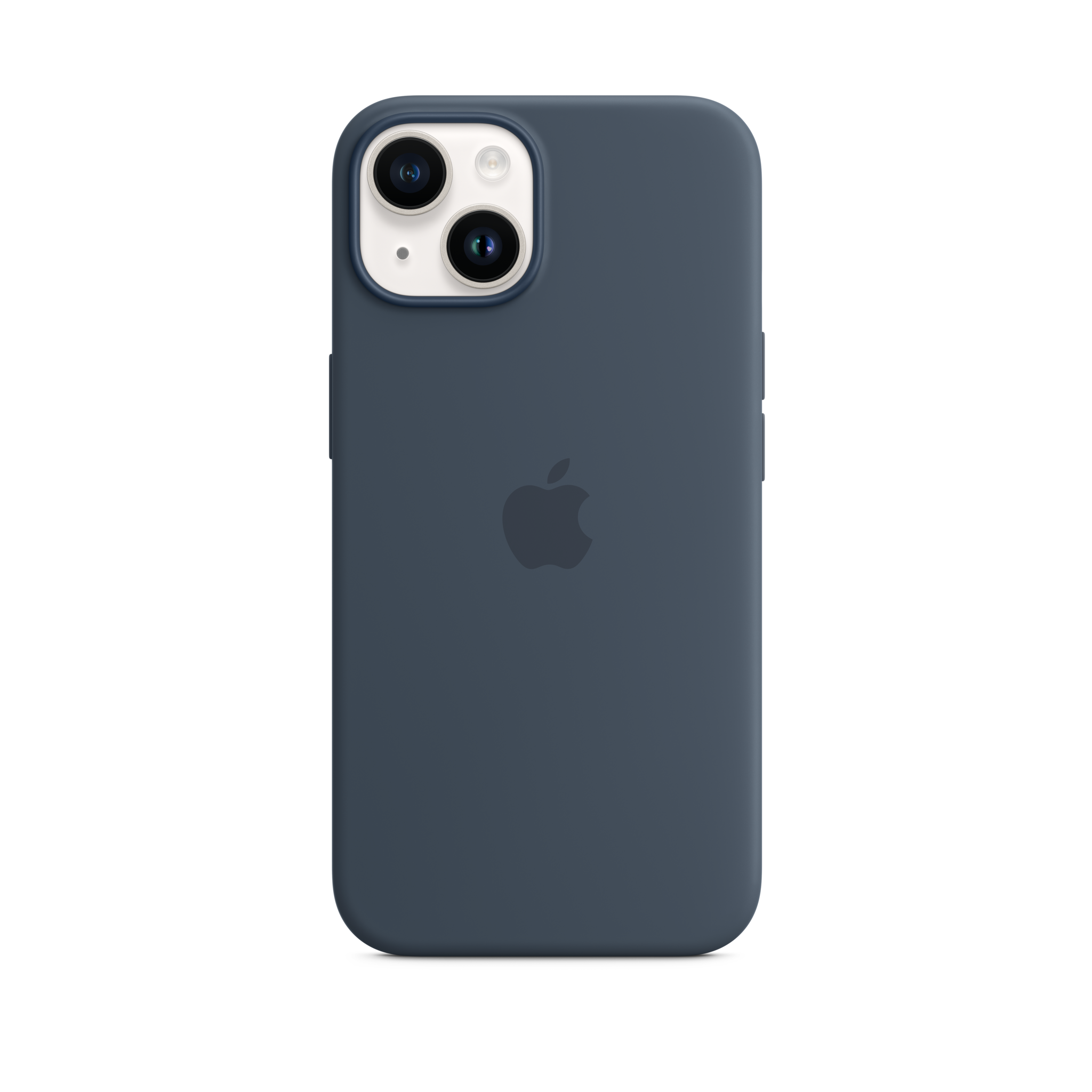 iPhone 14 Silicone Case with MagSafe — Storm Blue