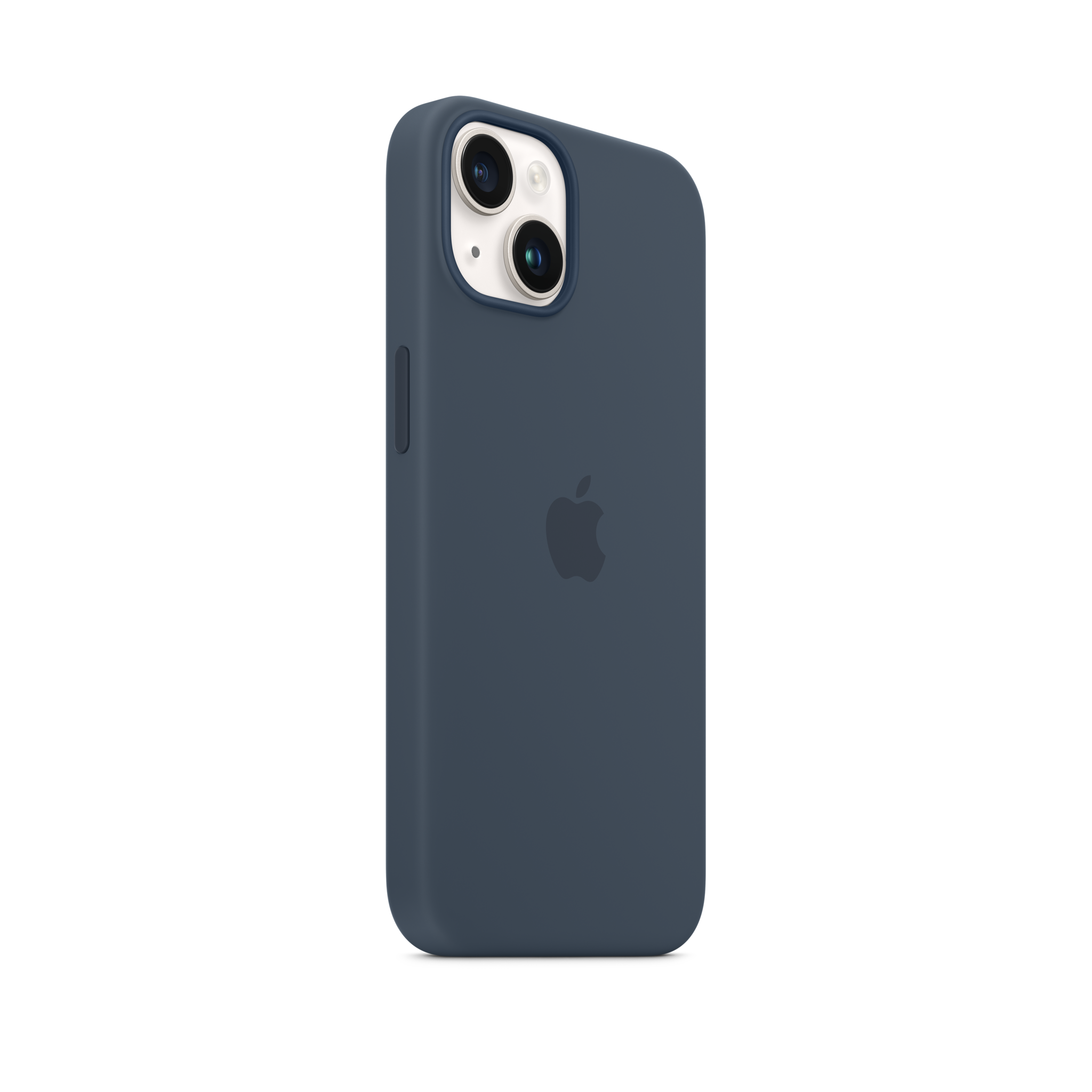 iPhone 14 Silicone Case with MagSafe — Storm Blue