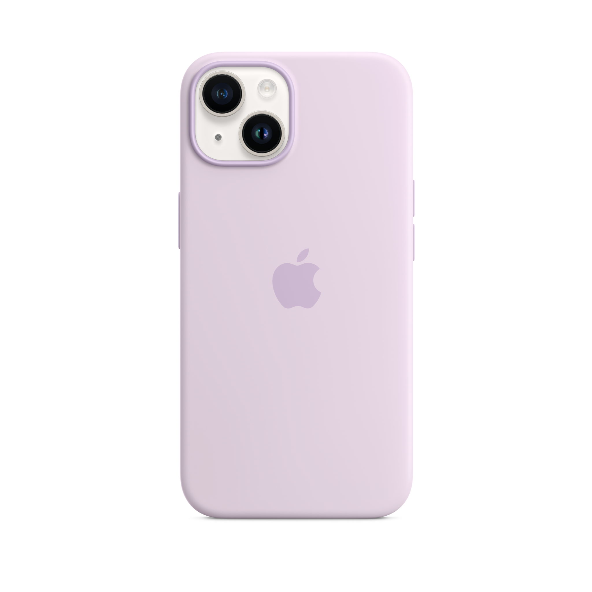 iPhone 14 Silicone Case with MagSafe — Lilac