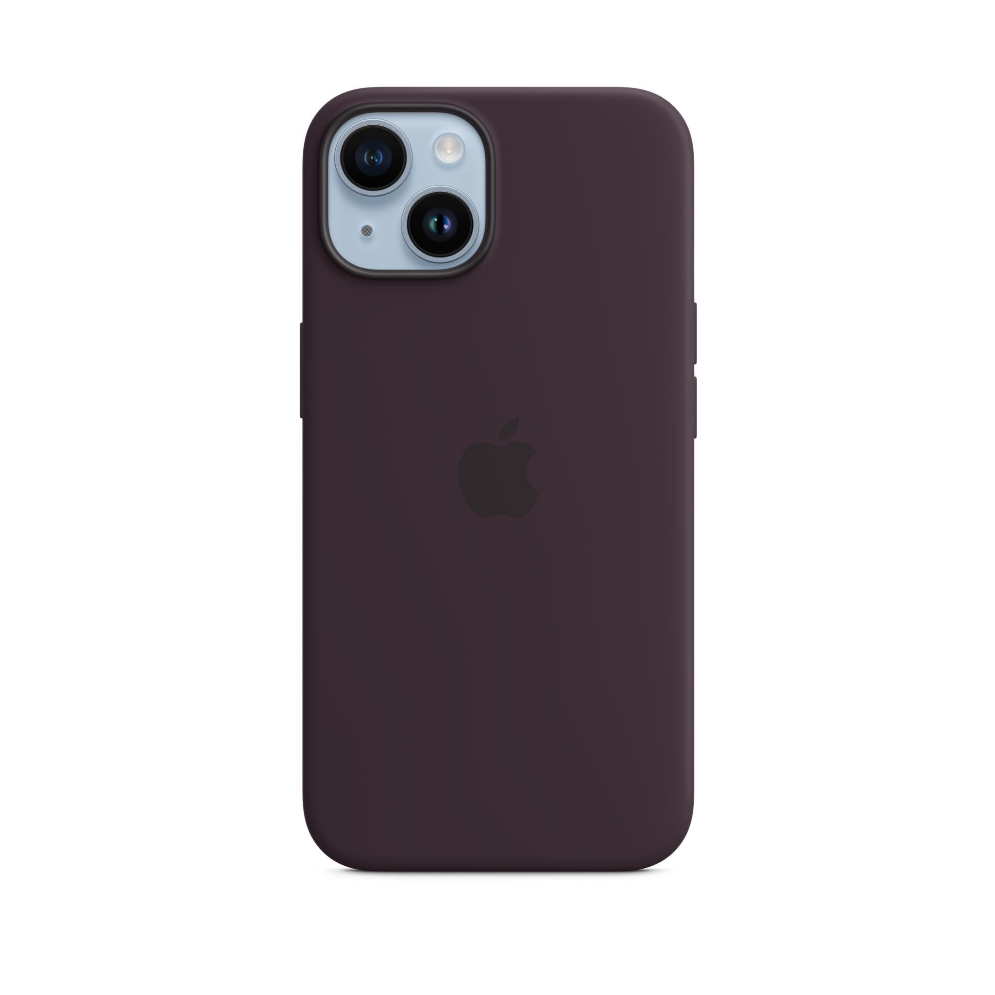 iPhone 14 Silicone Case with MagSafe — Elderberry