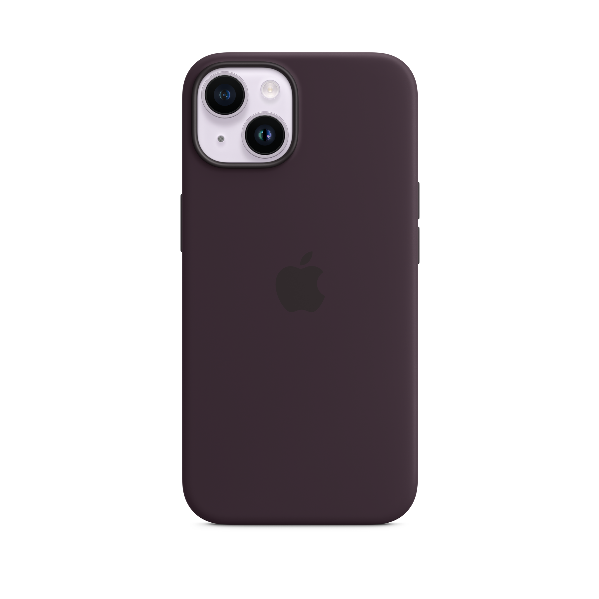 iPhone 14 Silicone Case with MagSafe — Elderberry
