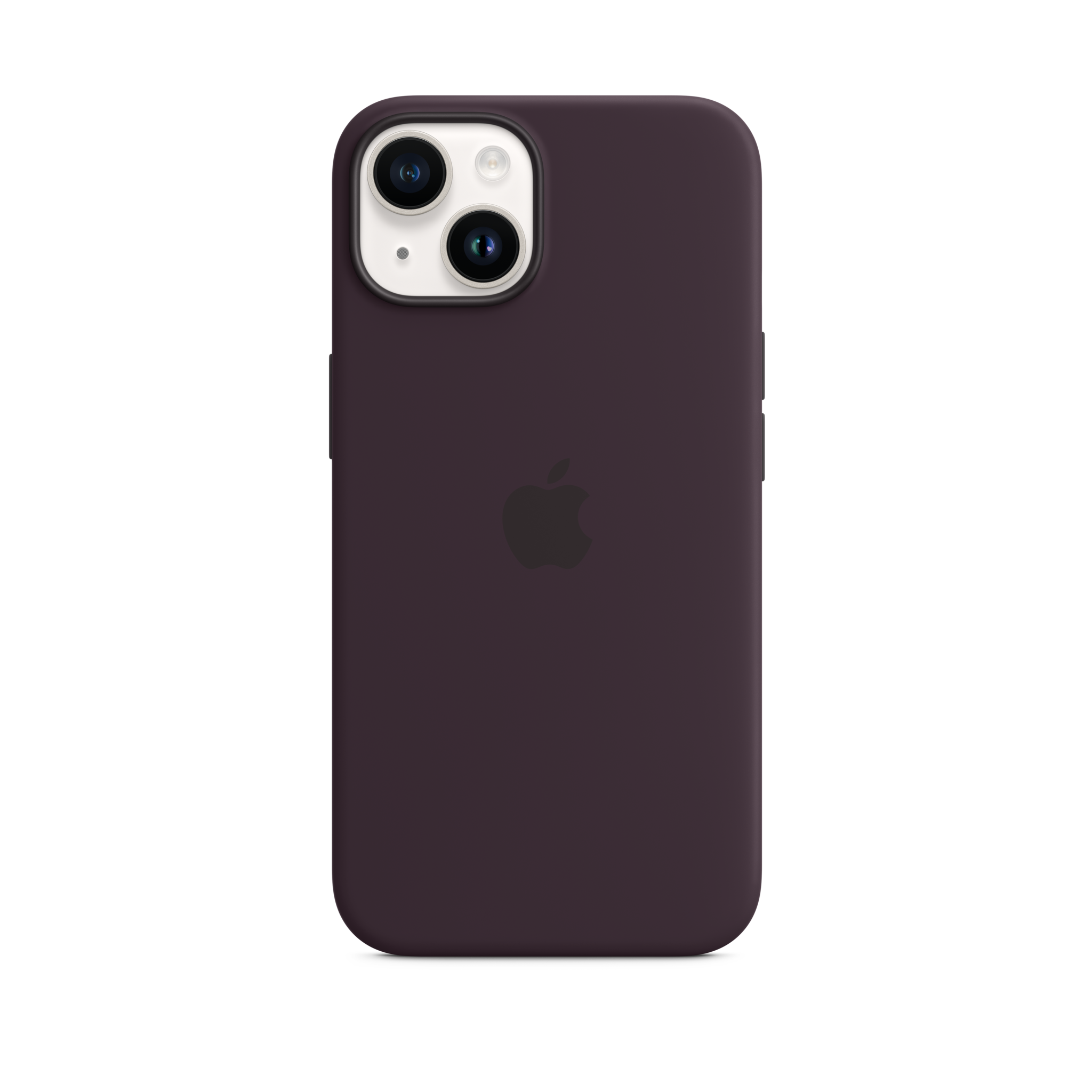 iPhone 14 Silicone Case with MagSafe — Elderberry