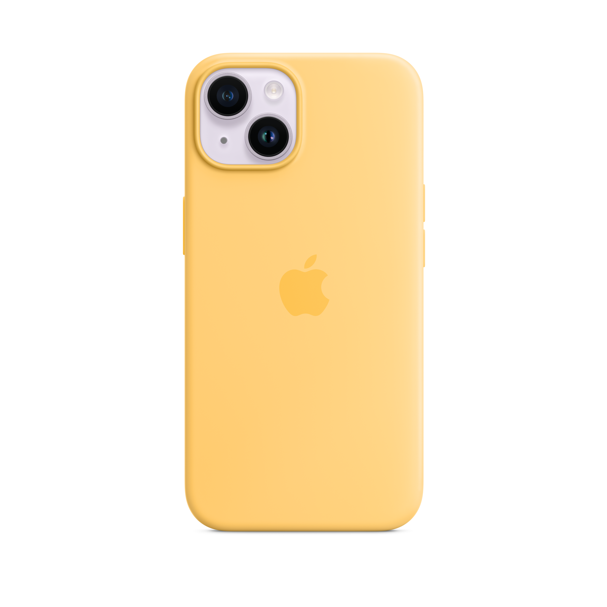 iPhone 14 Silicone Case with MagSafe — Sunglow