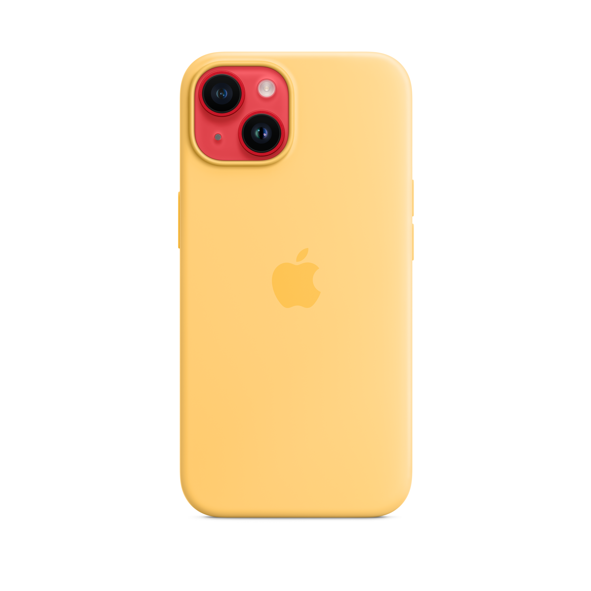 iPhone 14 Silicone Case with MagSafe — Sunglow