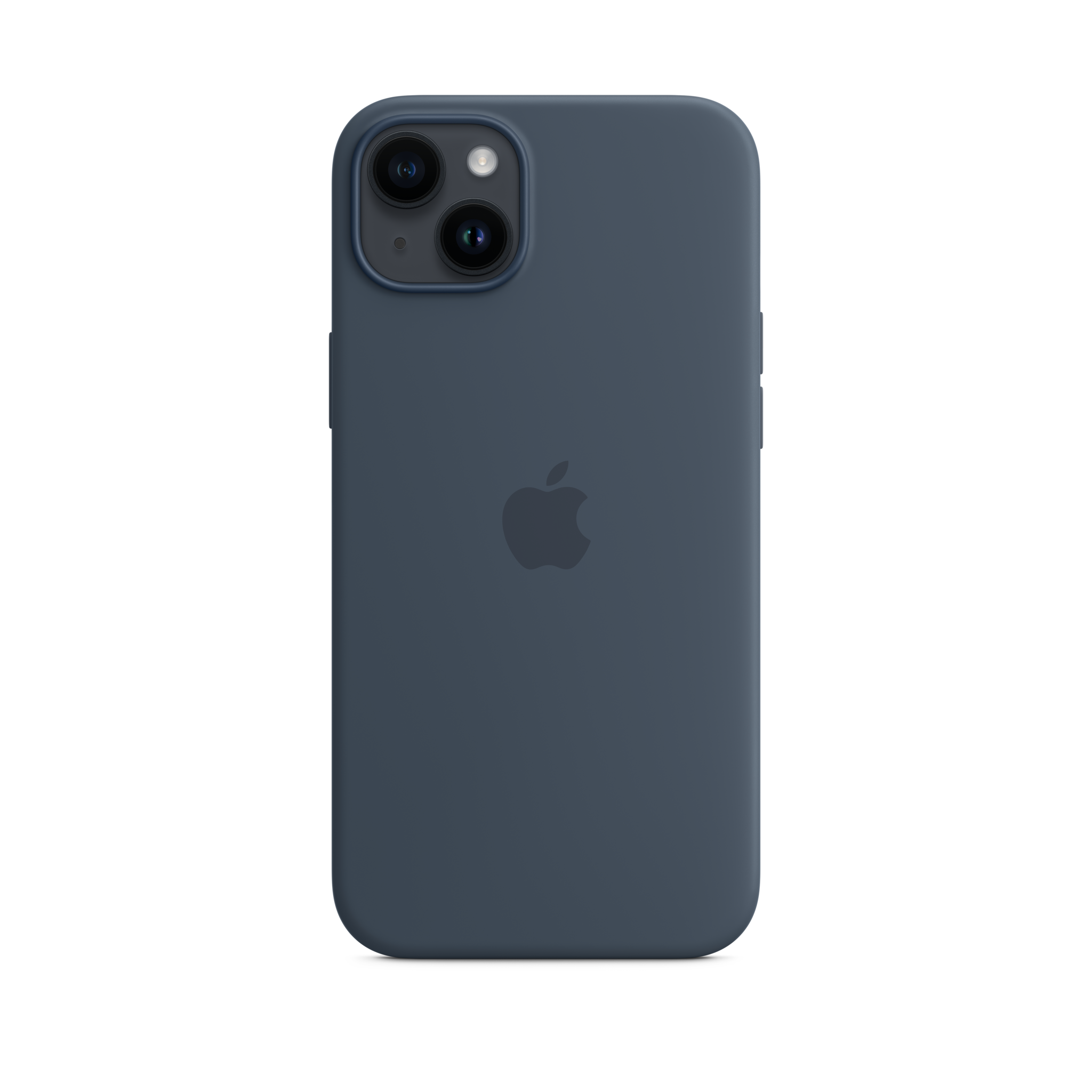 iPhone 14 Plus Silicone Case with MagSafe — Storm Blue