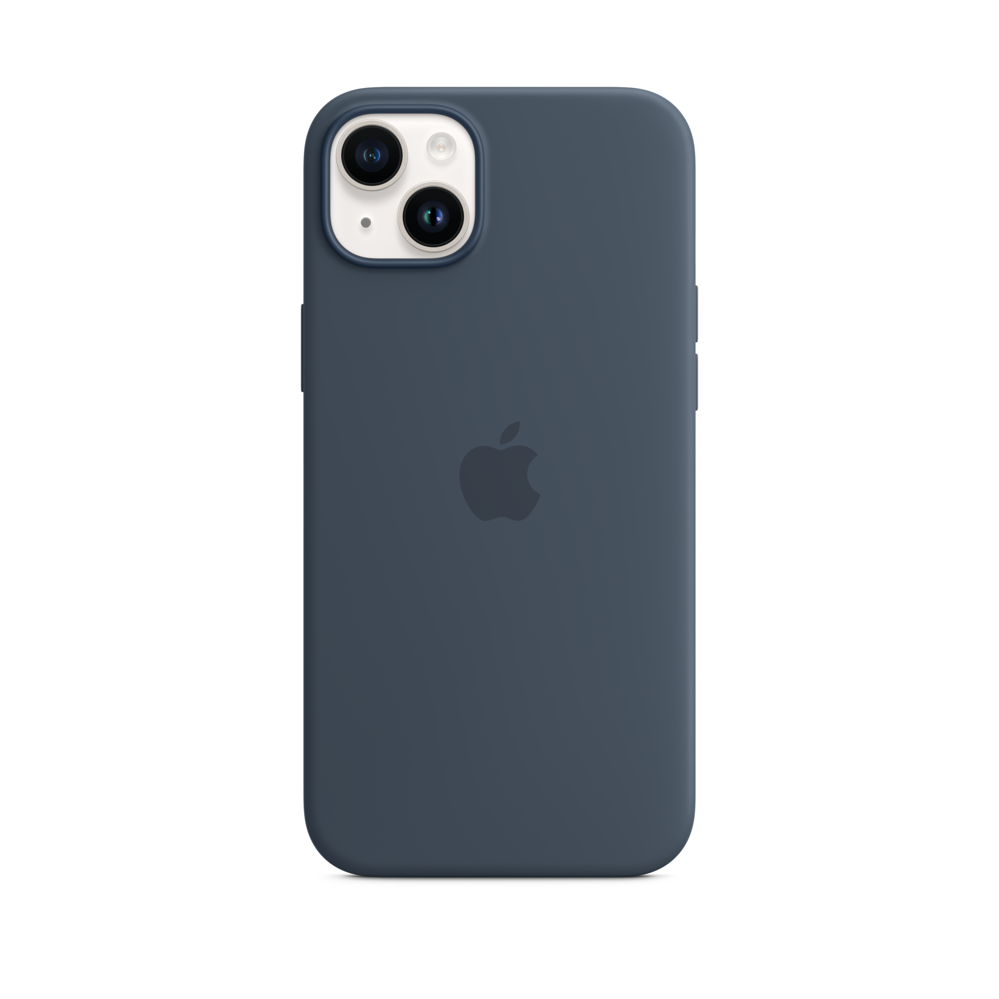 iPhone 14 Plus Silicone Case with MagSafe — Storm Blue