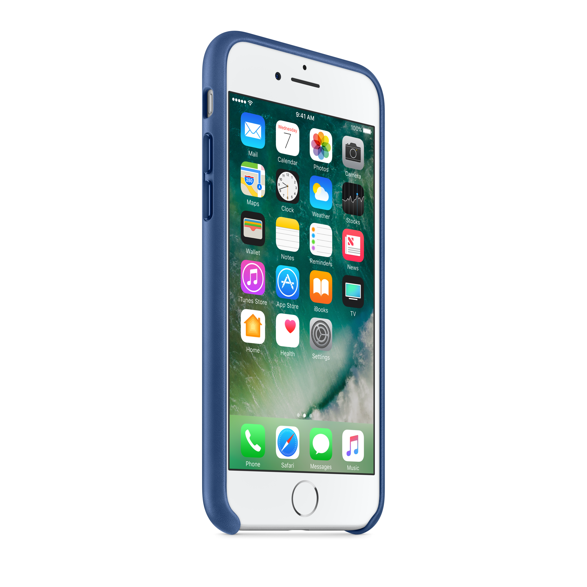 iPhone 7 Leather Case — Sapphire