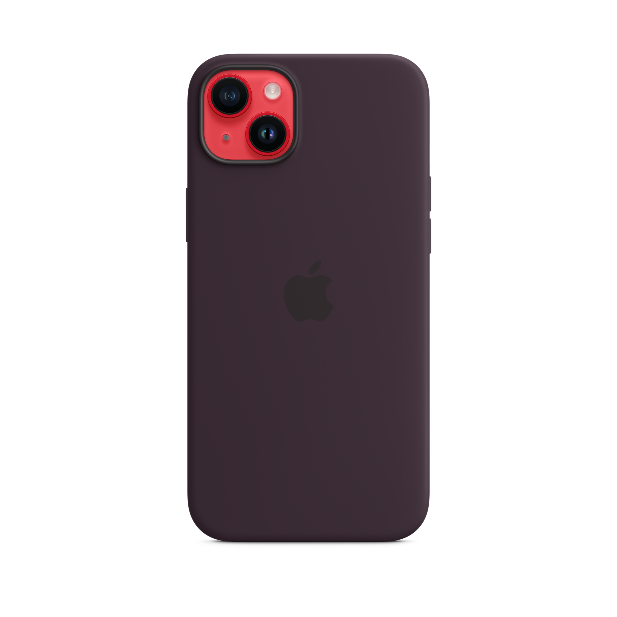 iPhone 14 Plus Silicone Case with MagSafe — Elderberry