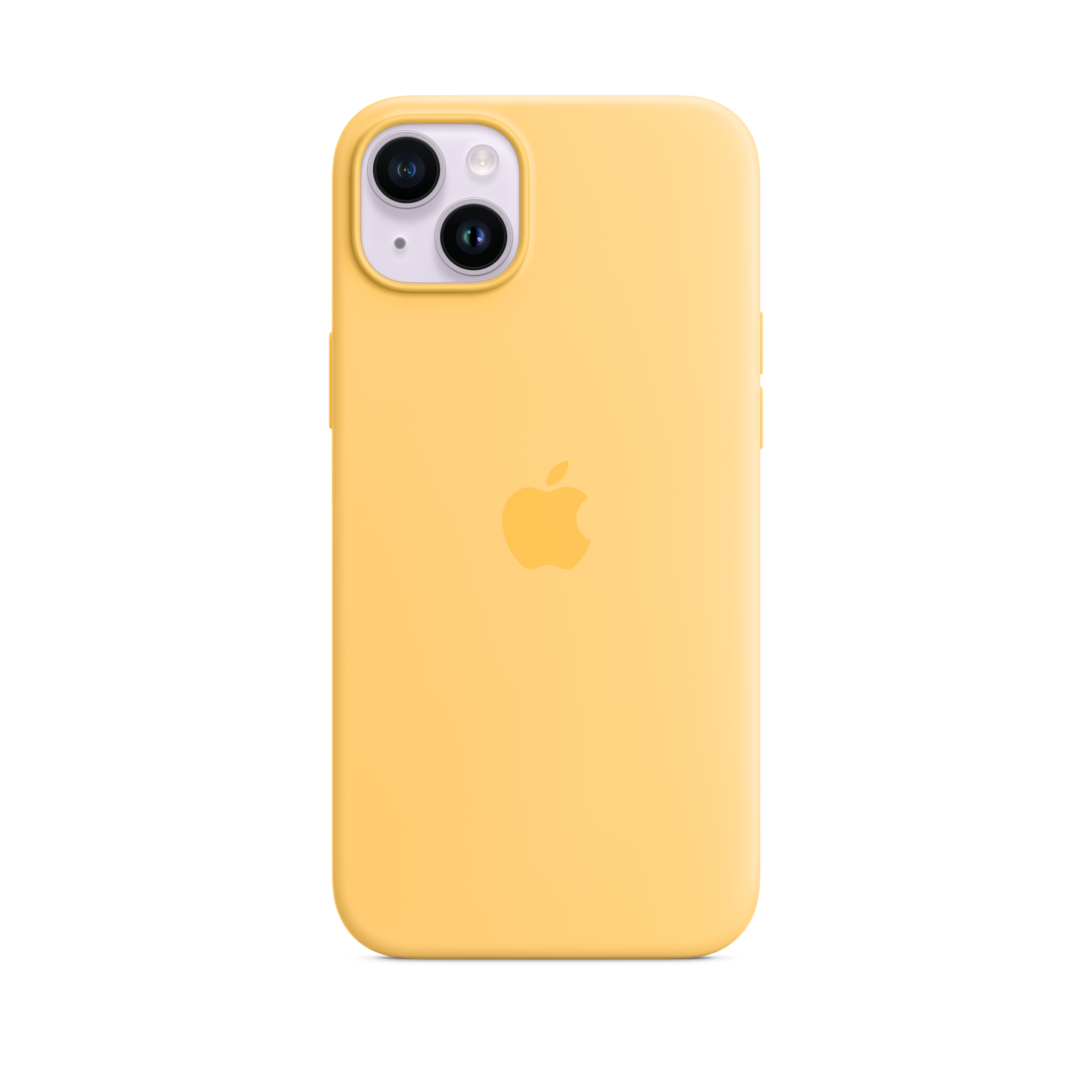 iPhone 14 Plus Silicone Case with MagSafe — Sunglow