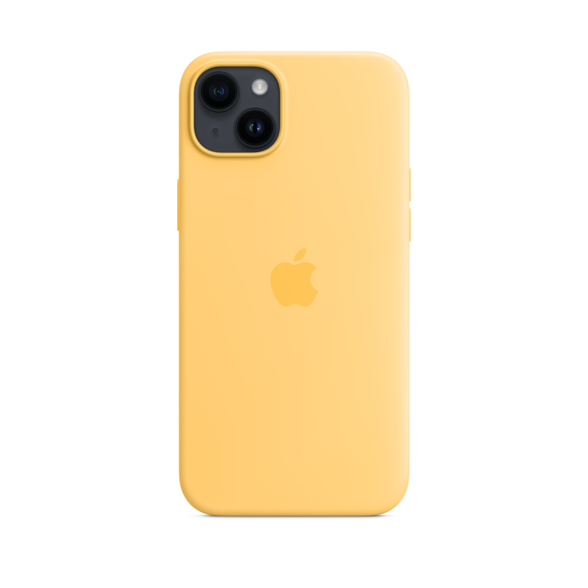 iPhone 14 Plus Silicone Case with MagSafe — Sunglow