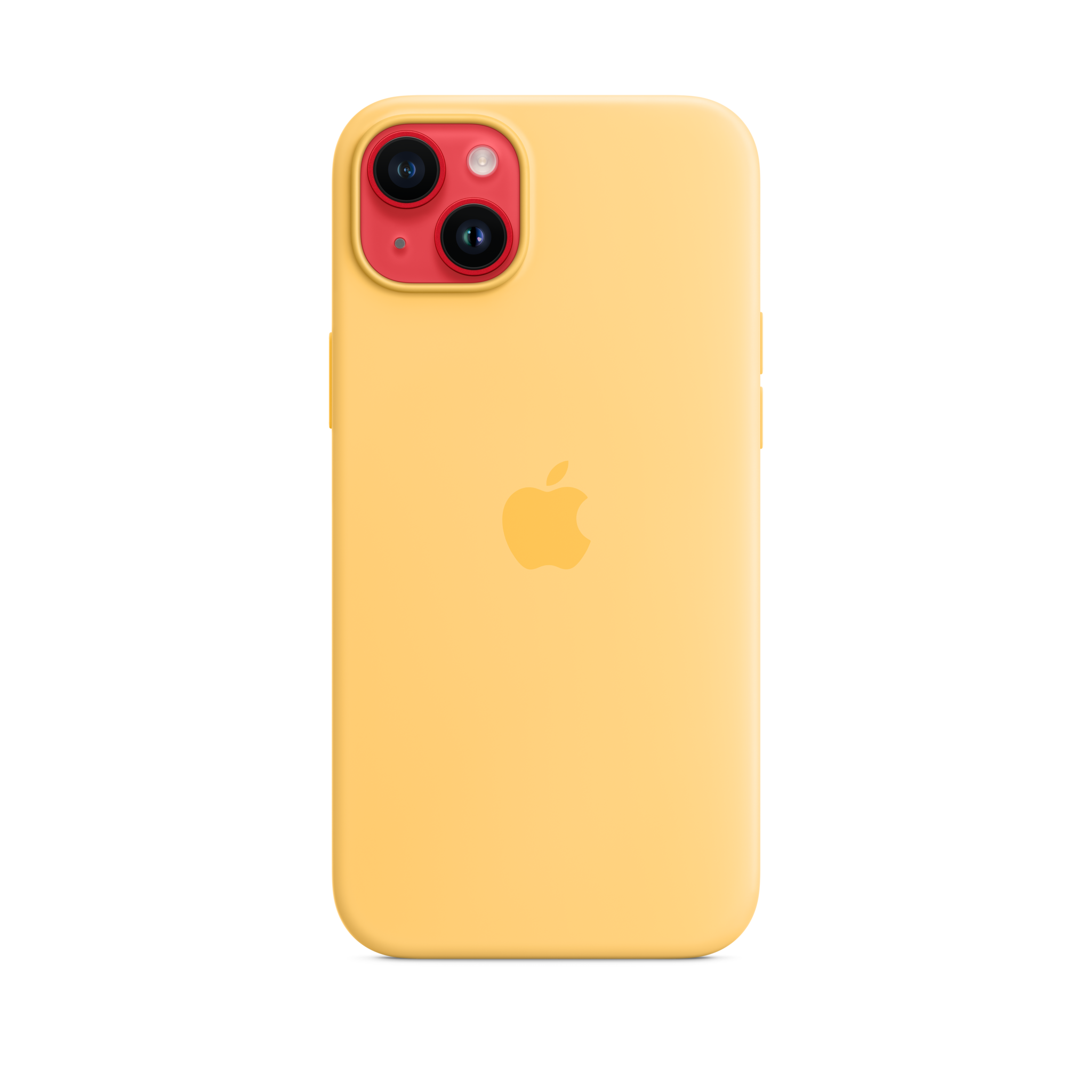 iPhone 14 Plus Silicone Case with MagSafe — Sunglow