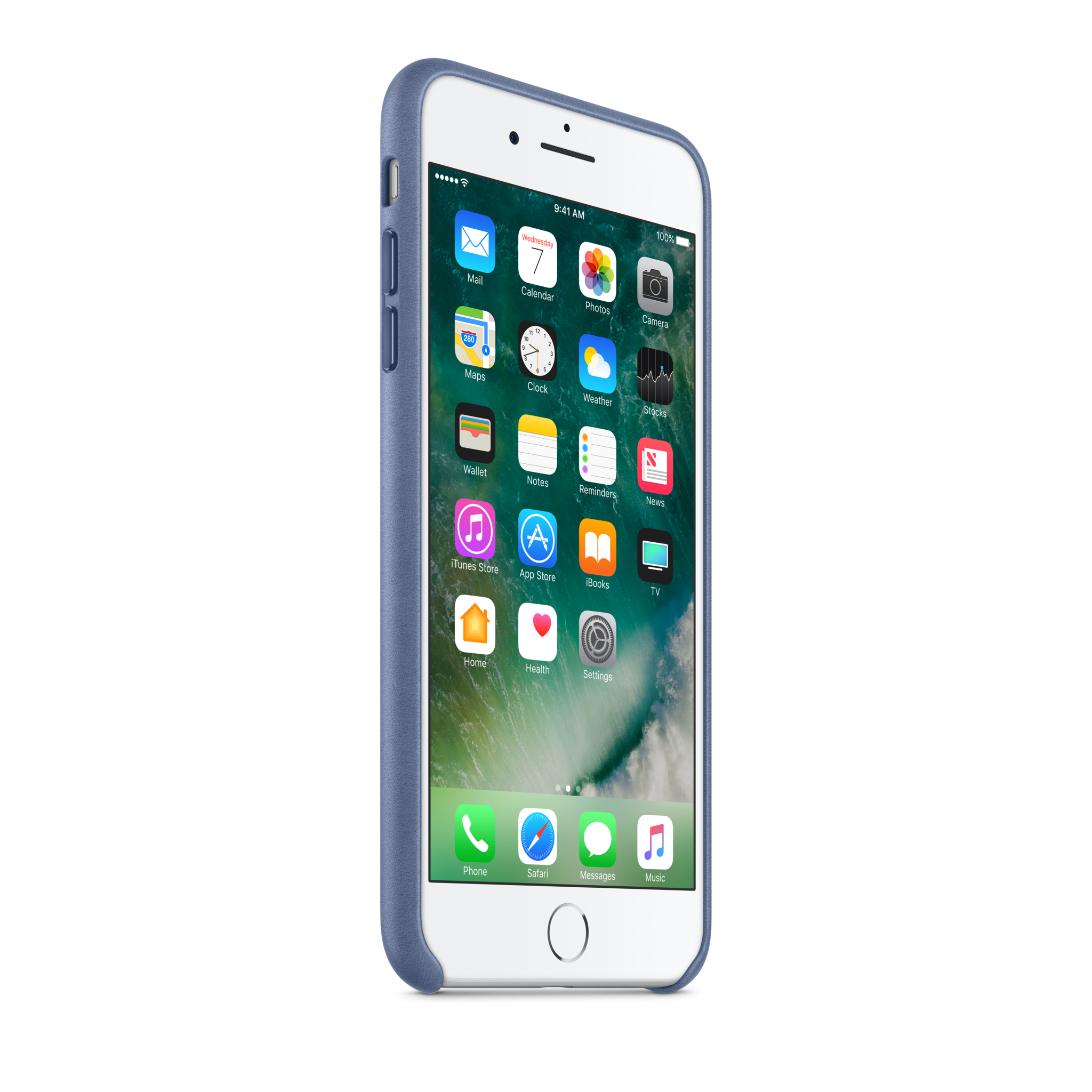 iPhone 7 Plus Leather Case — Sapphire