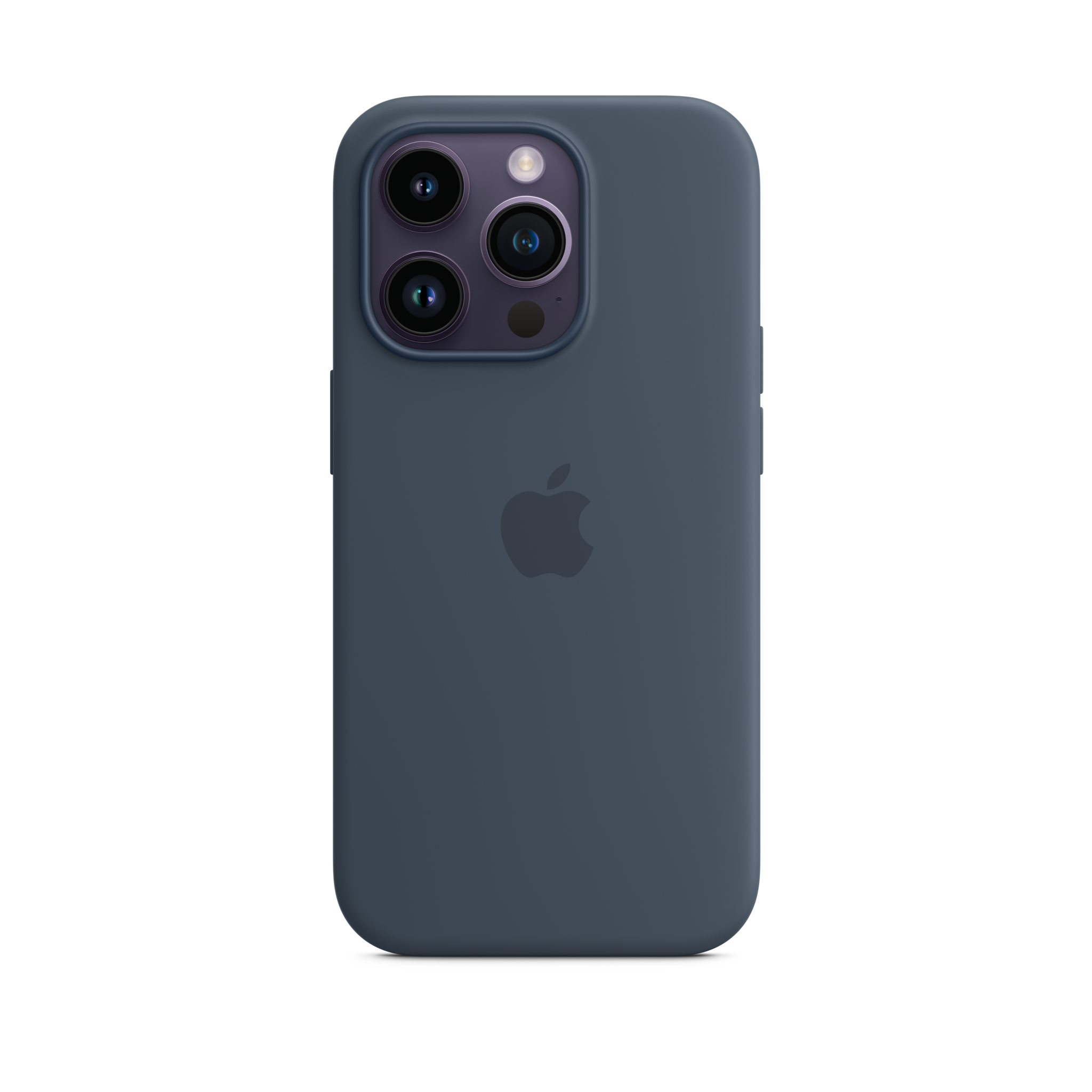 iPhone 14 Pro Silicone Case with MagSafe — Storm Blue