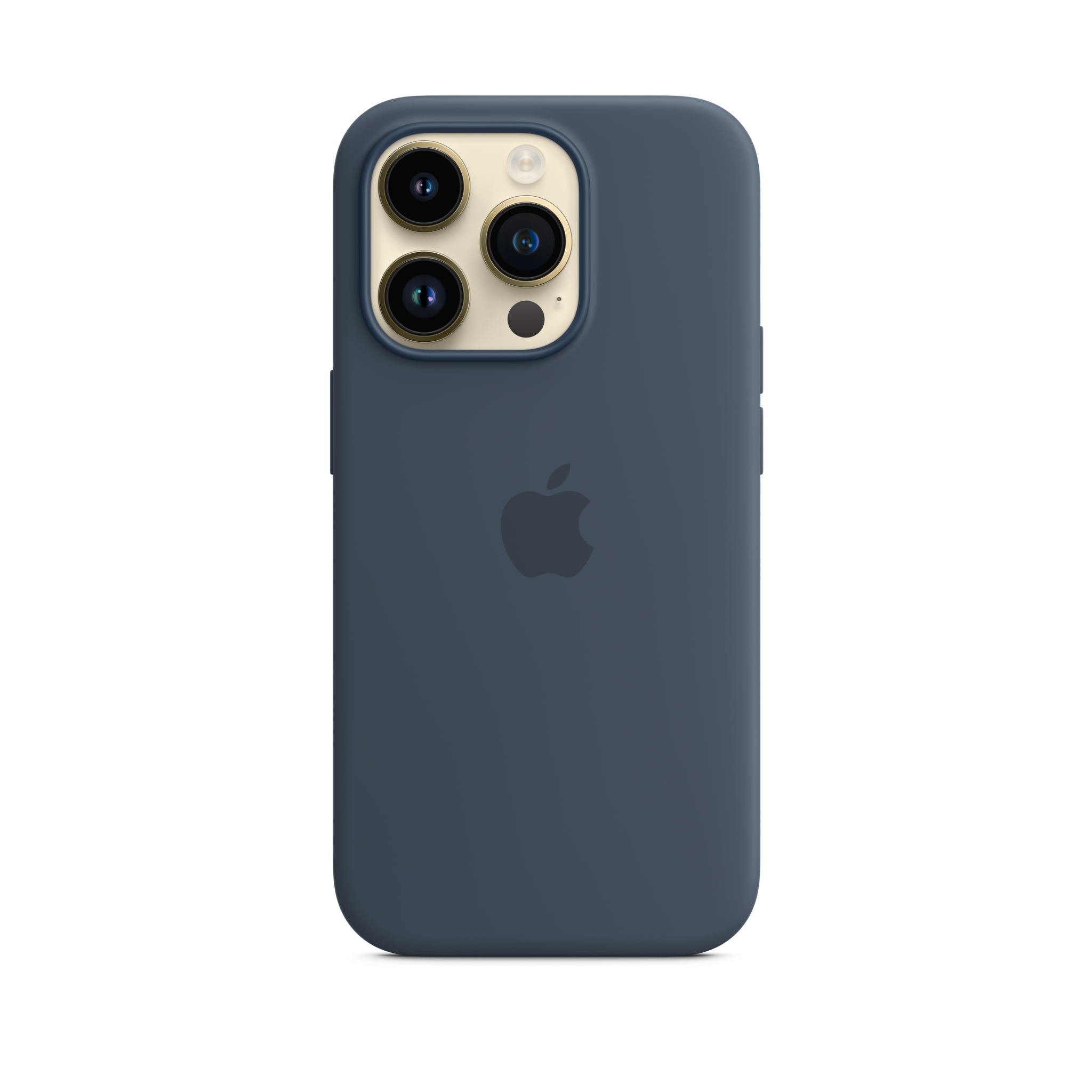 iPhone 14 Pro Silicone Case with MagSafe — Storm Blue