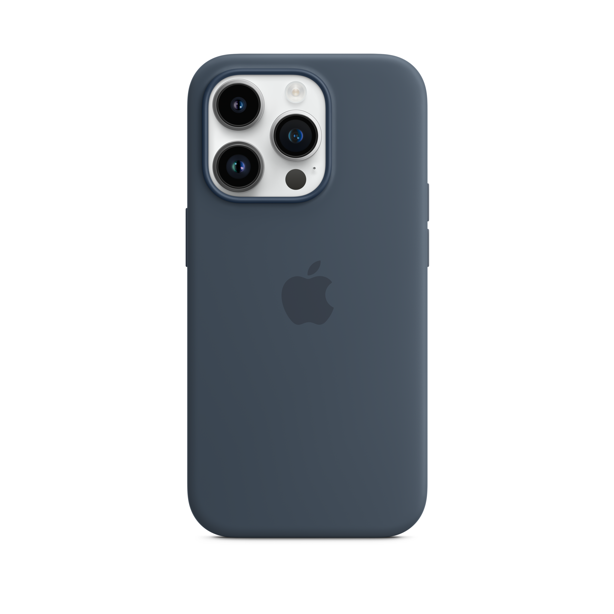 iPhone 14 Pro Silicone Case with MagSafe — Storm Blue