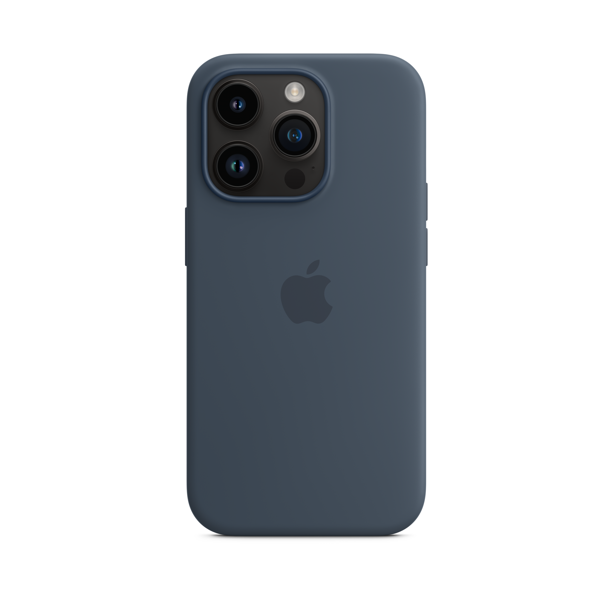 iPhone 14 Pro Silicone Case with MagSafe — Storm Blue