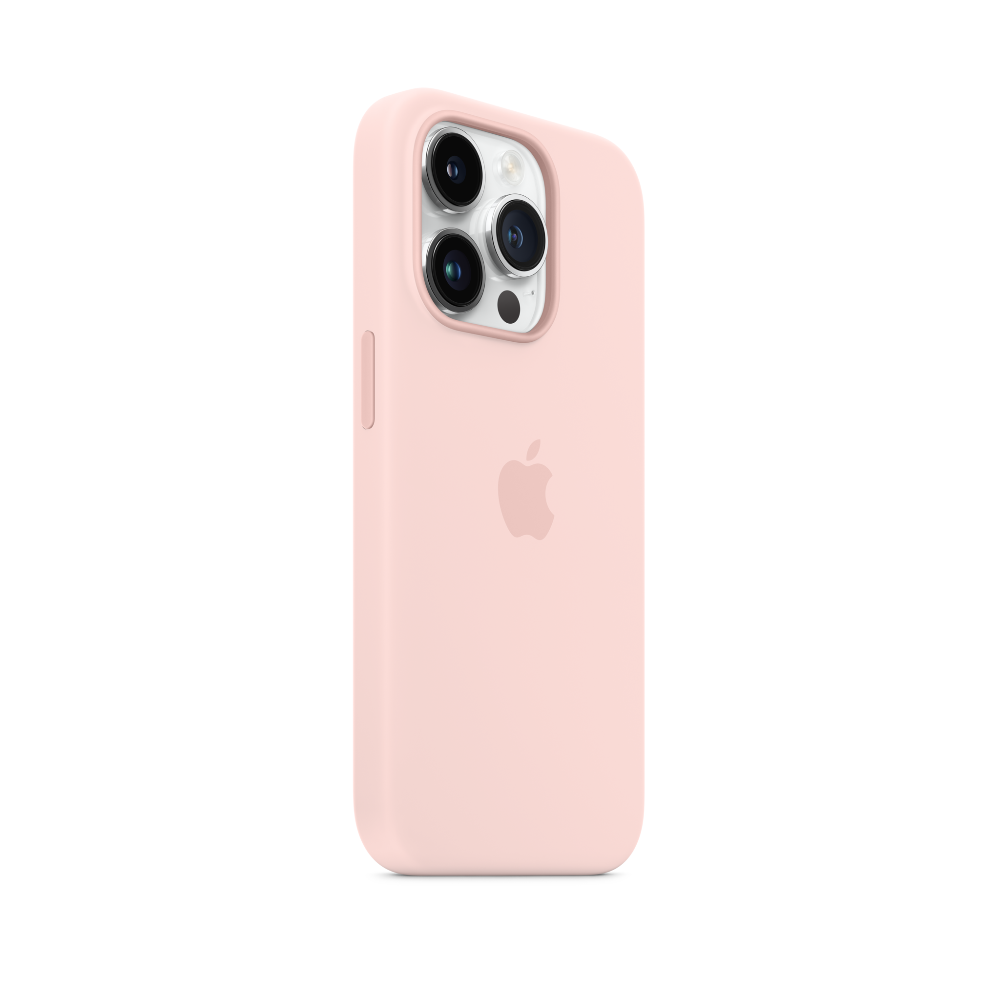 iPhone 14 Pro Silicone Case with MagSafe — Chalk Pink