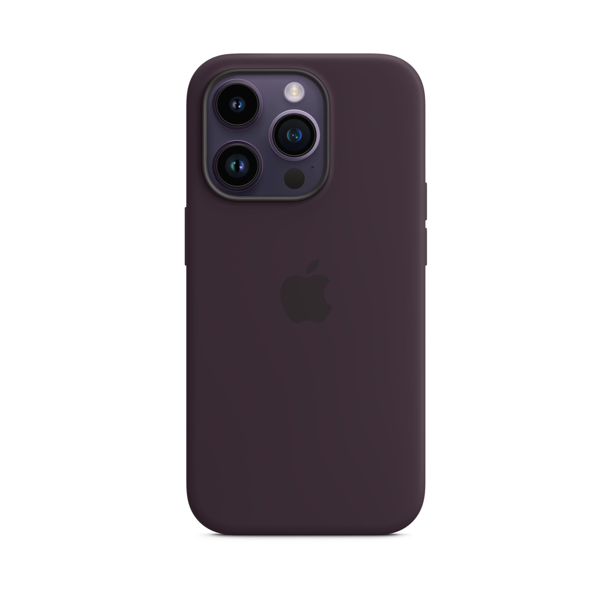 iPhone 14 Pro Silicone Case with MagSafe — Elderberry