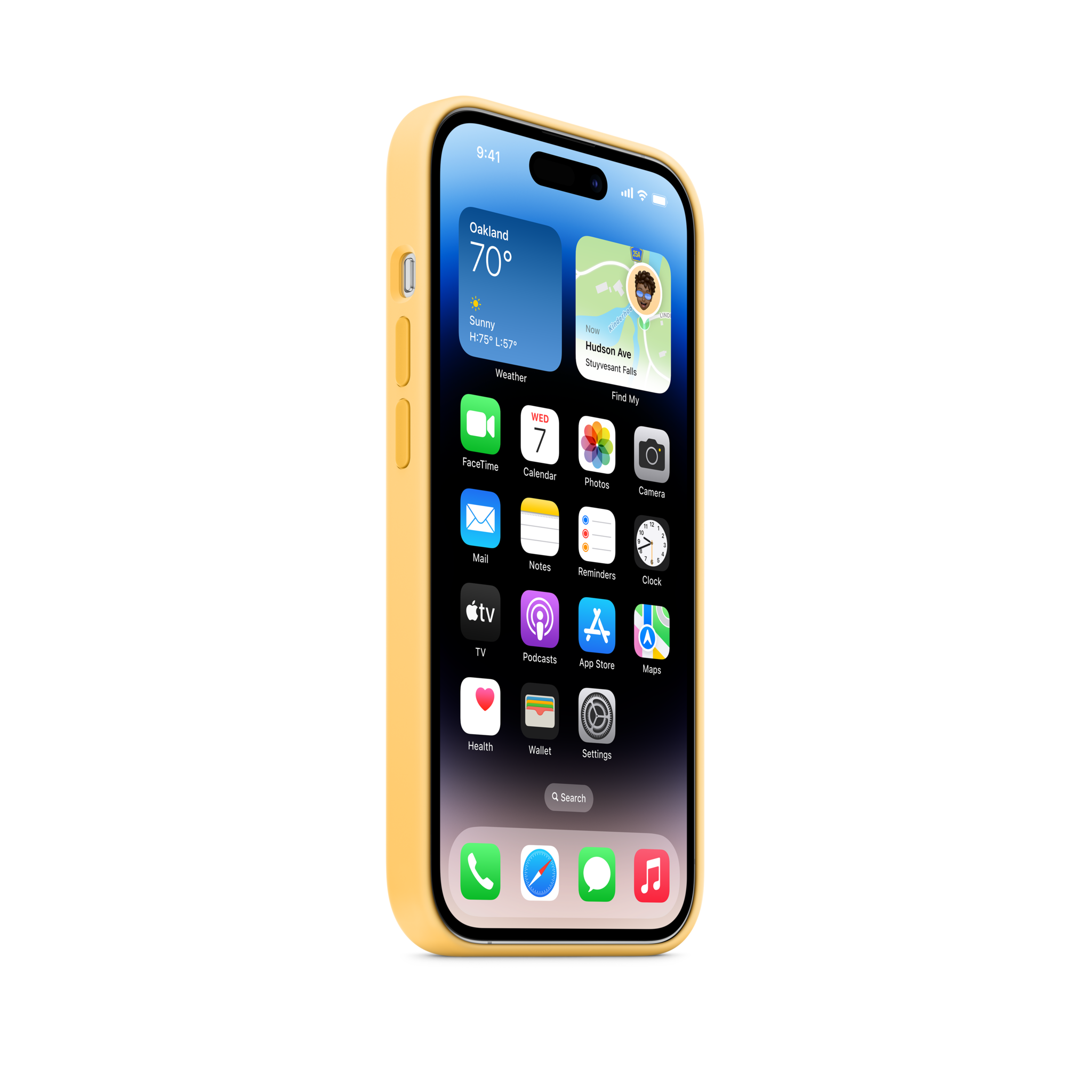 iPhone 14 Pro Silicone Case with MagSafe — Sunglow