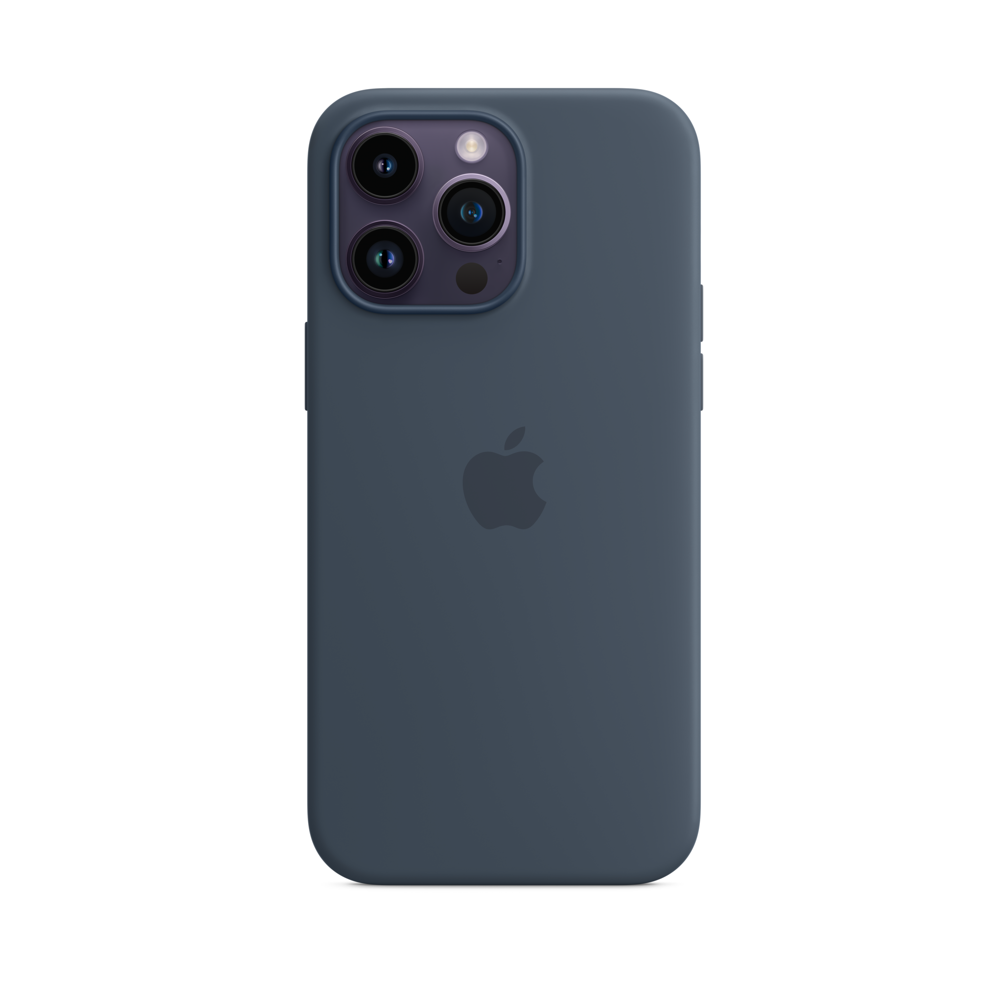 iPhone 14 Pro Max Silicone Case with MagSafe — Storm Blue