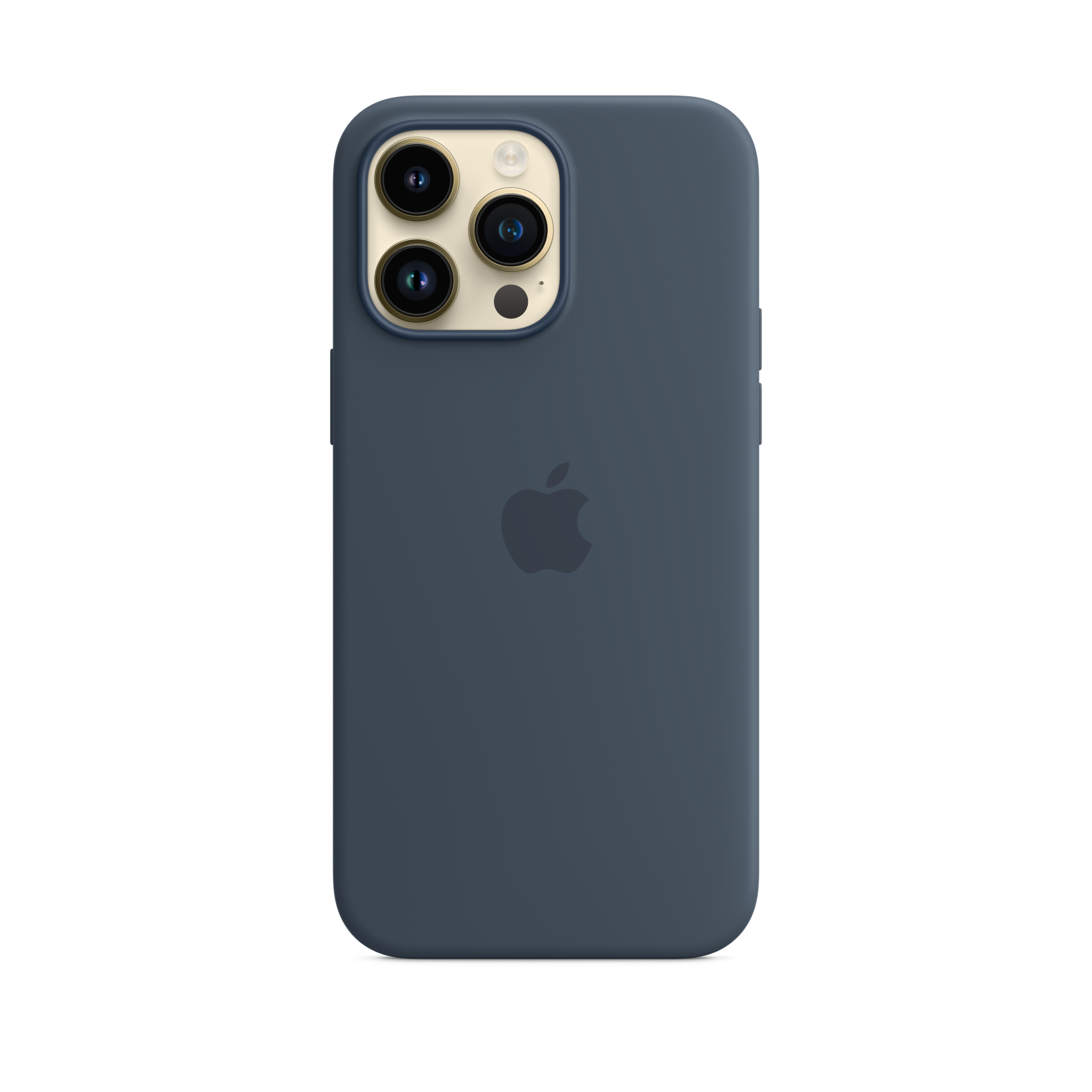 iPhone 14 Pro Max Silicone Case with MagSafe — Storm Blue