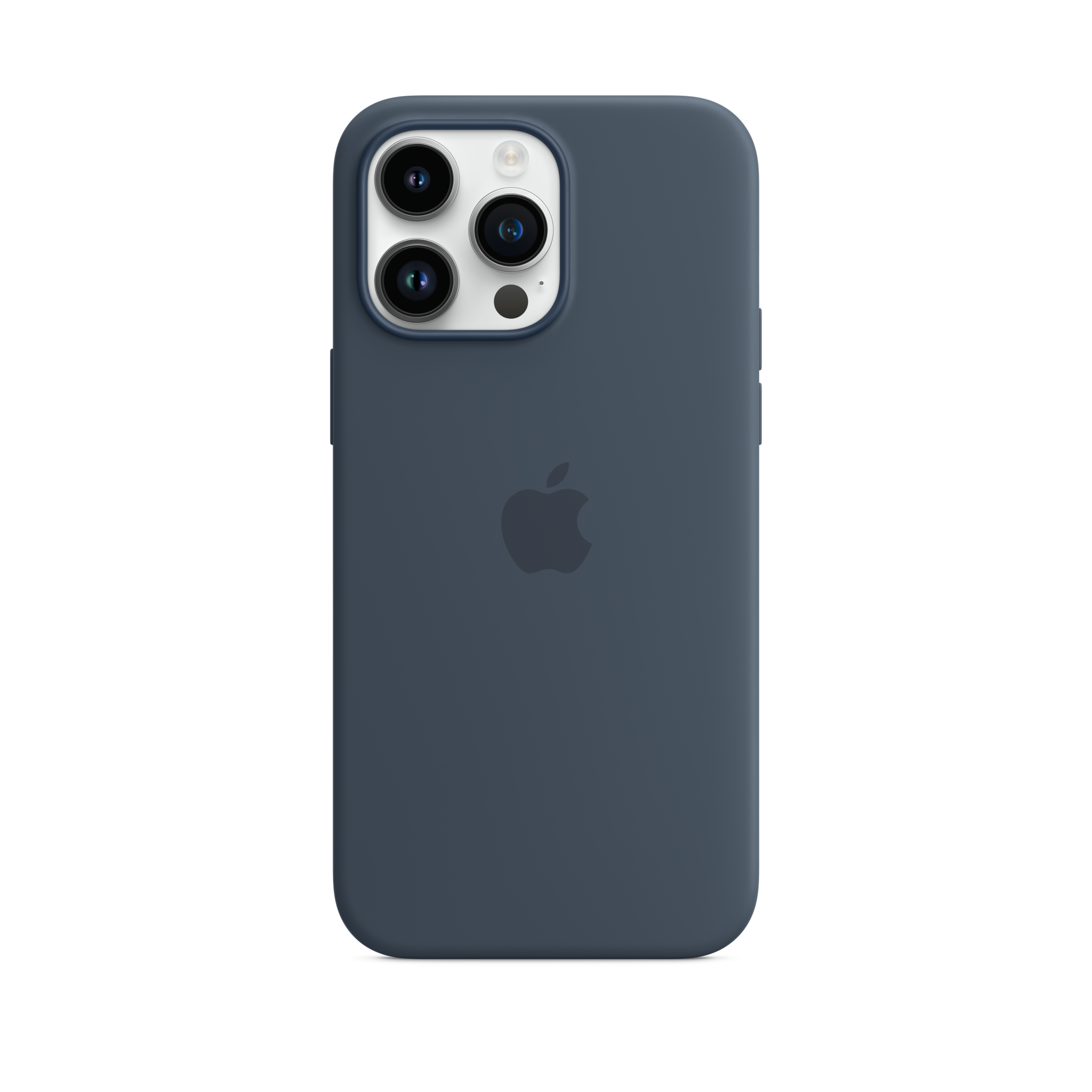 iPhone 14 Pro Max Silicone Case with MagSafe — Storm Blue