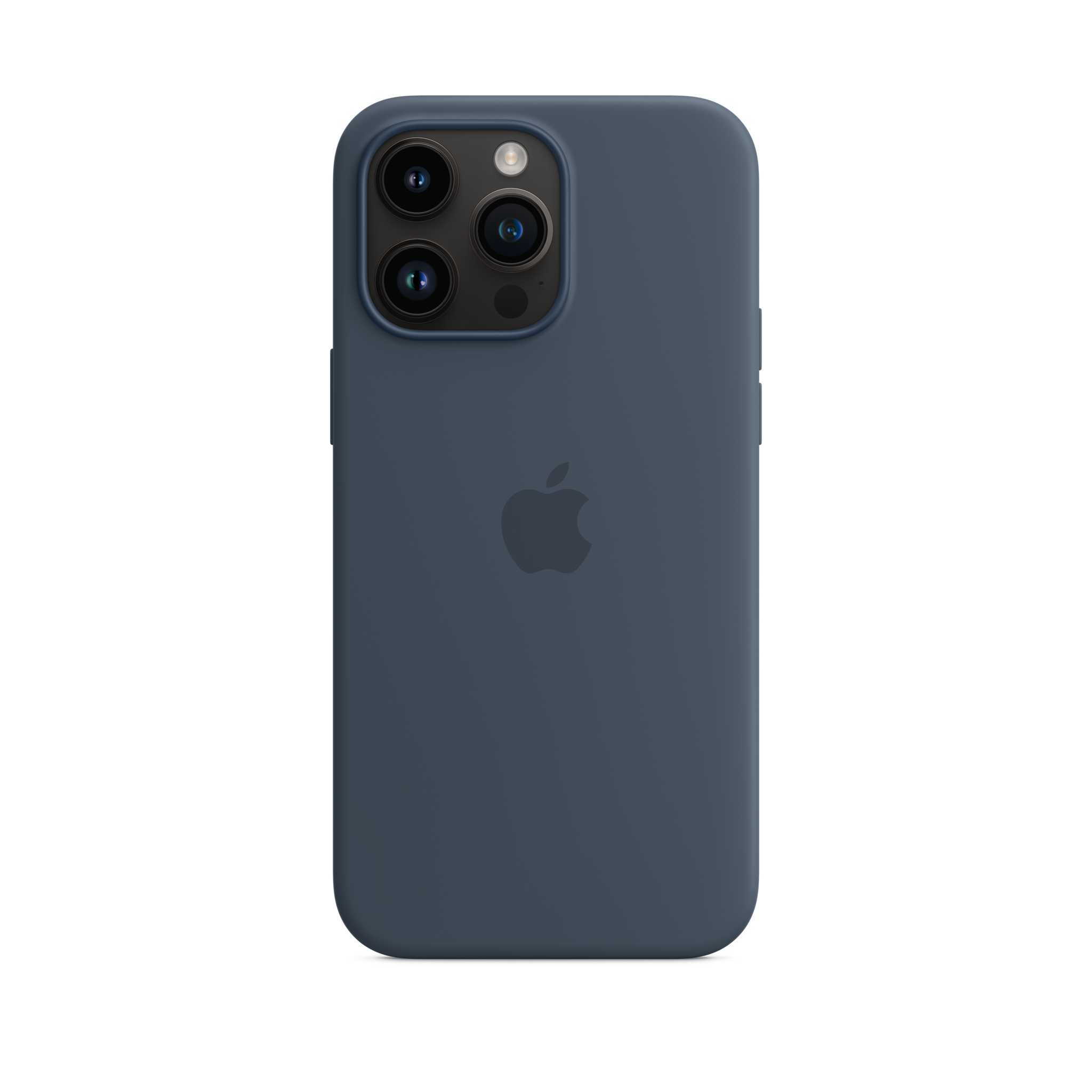 iPhone 14 Pro Max Silicone Case with MagSafe — Storm Blue