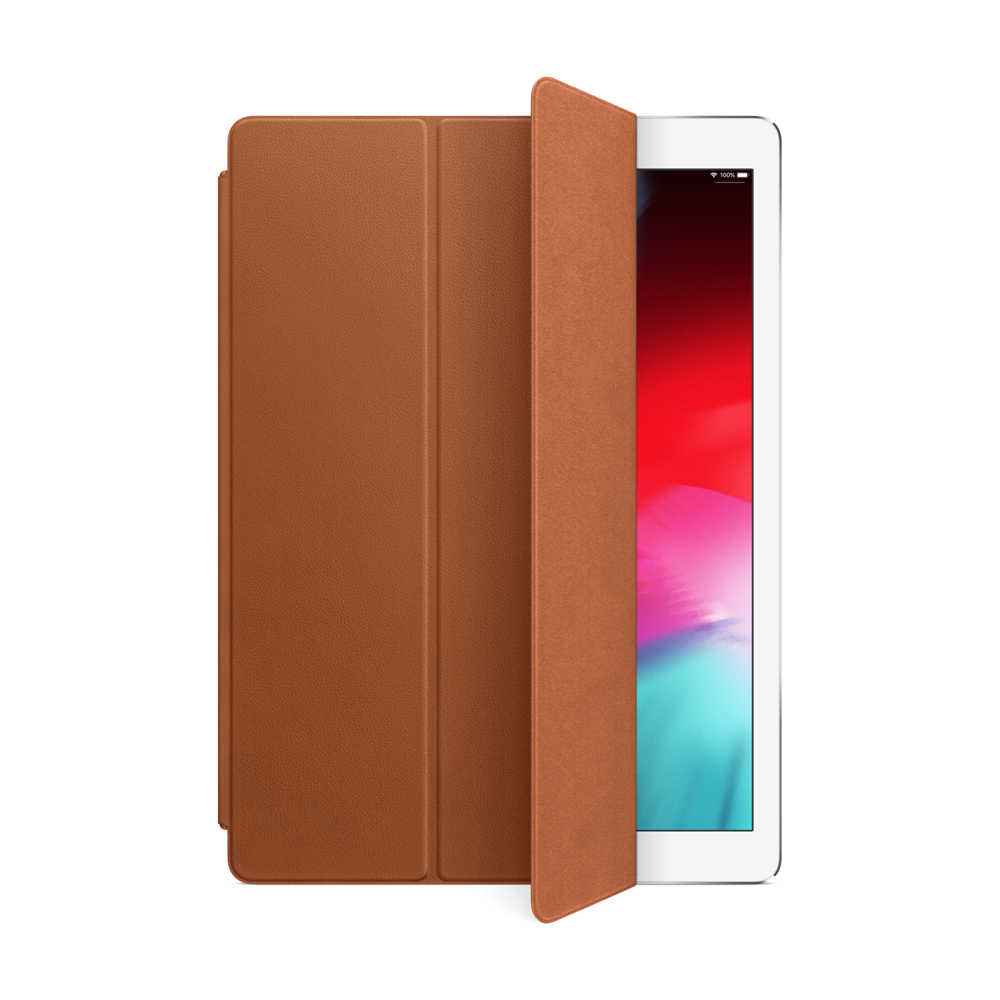 Leather Smart Cover for iPad Pro 12.9″ — Saddle Brown