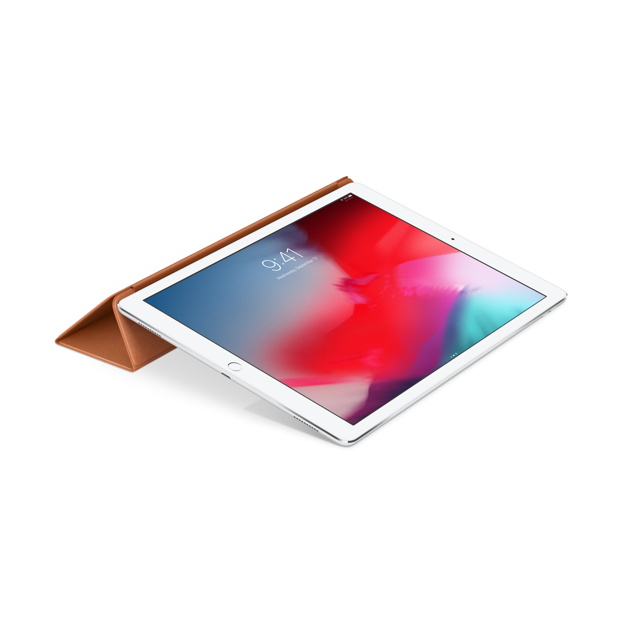Leather Smart Cover for iPad Pro 12.9″ — Saddle Brown