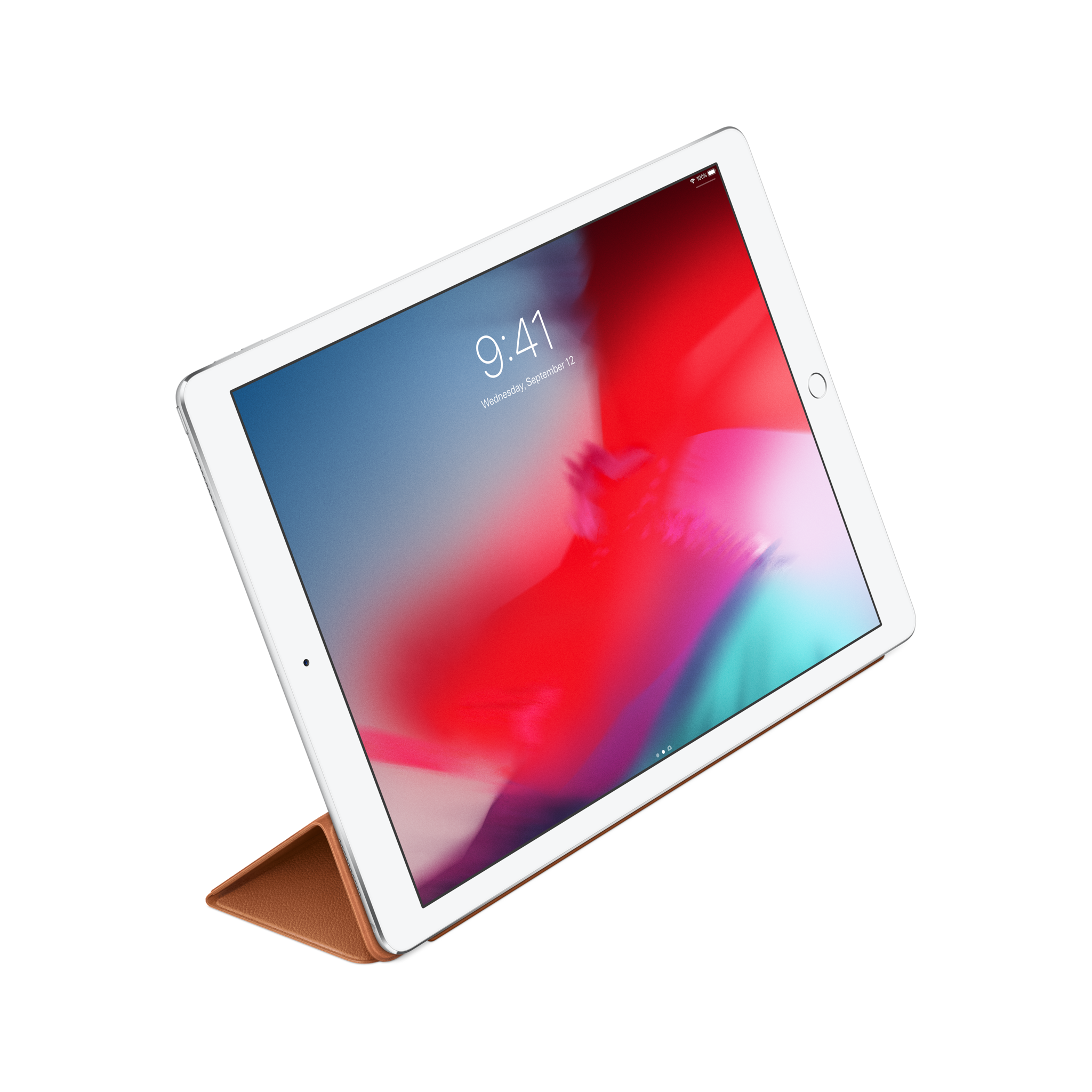 Leather Smart Cover for iPad Pro 12.9″ — Saddle Brown